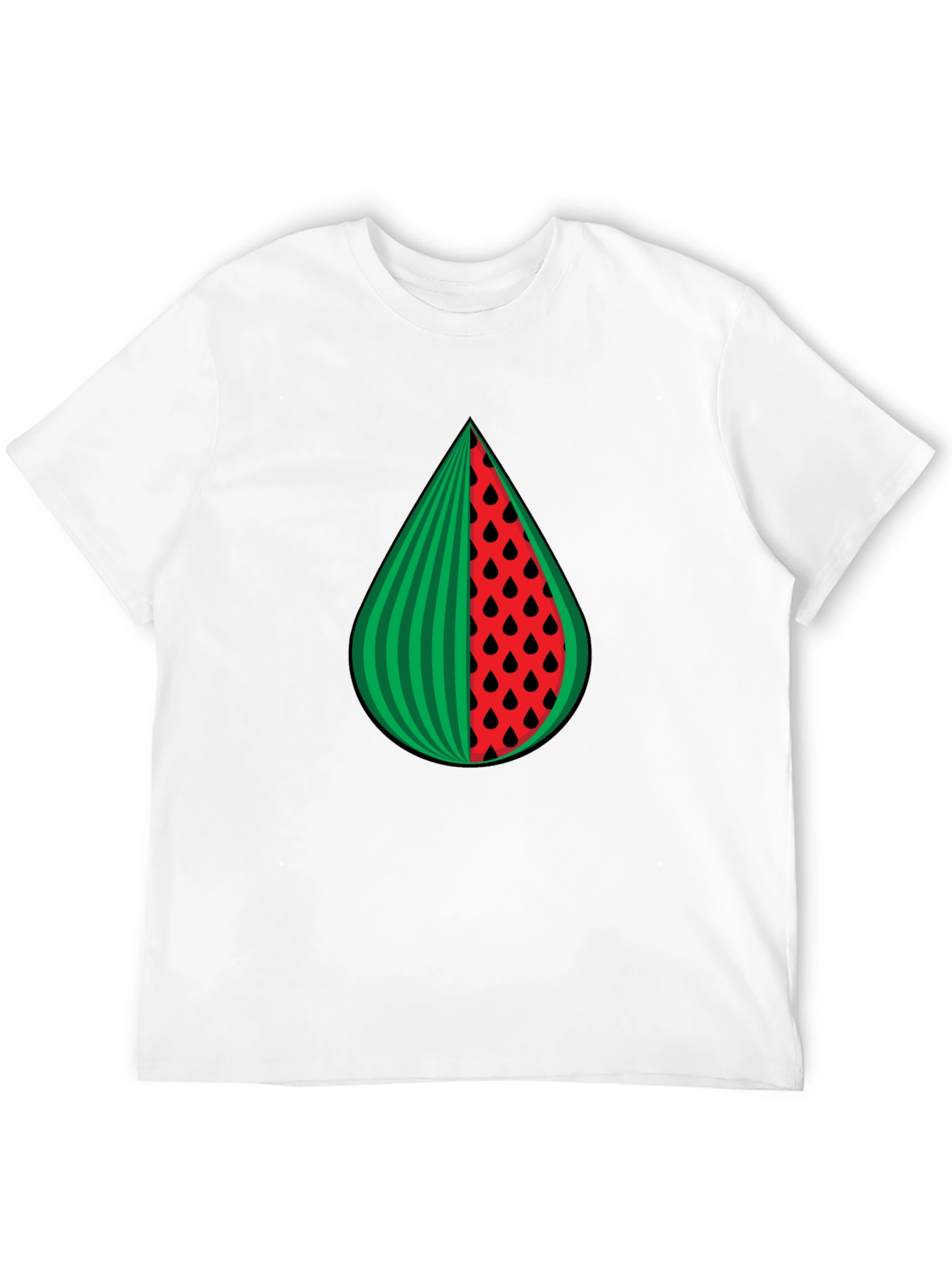 Watermelon Slice Graphic Tee - Summer Style