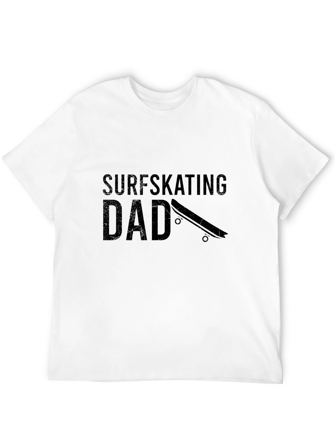 Surfskating Dad T-Shirt | Skateboarding Father Gift