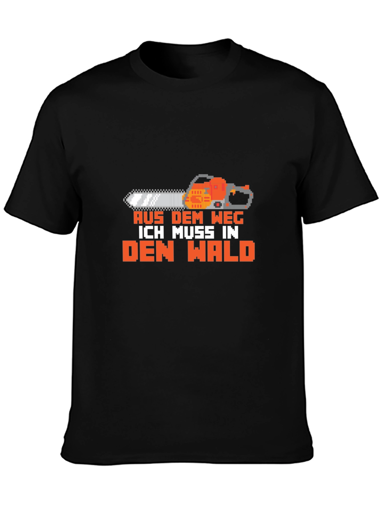 Aus Dem Weg Chainsaw Graphic T-Shirt