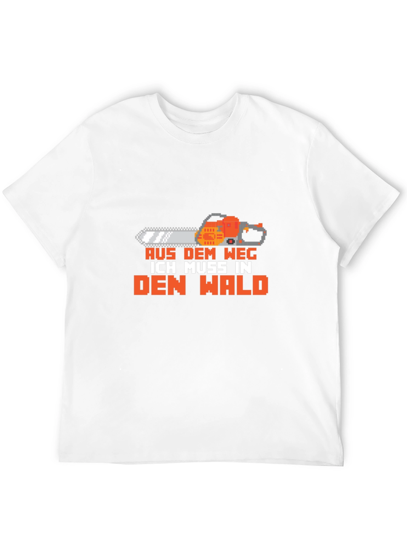 Aus Dem Weg Chainsaw Graphic T-Shirt