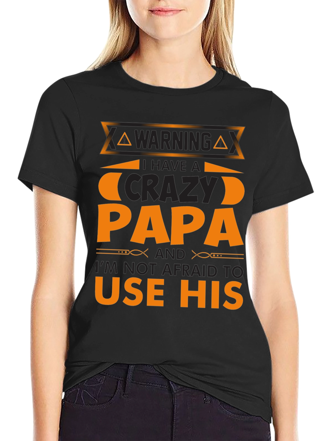 Warning Crazy Papa T-Shirt