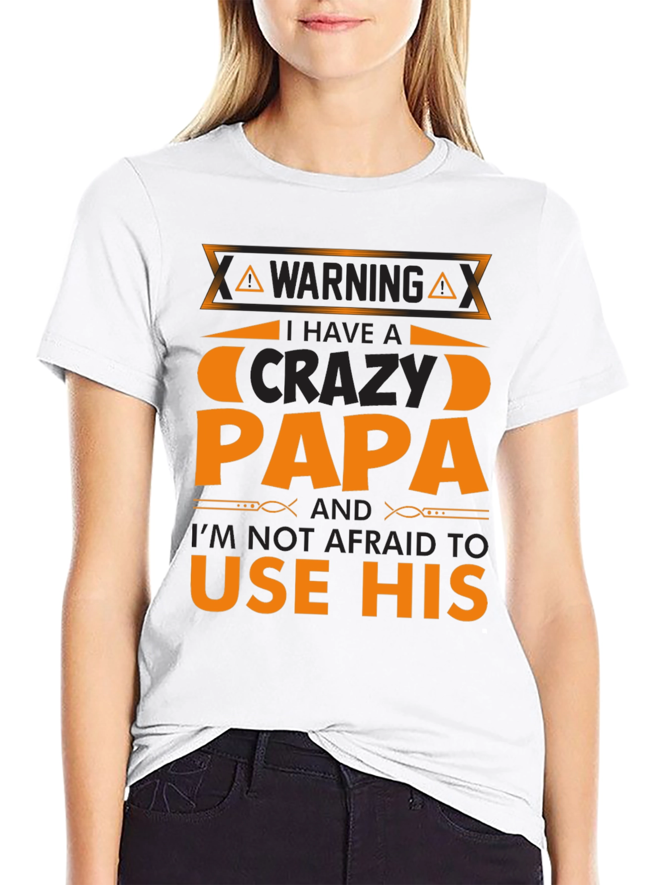 Warning Crazy Papa T-Shirt