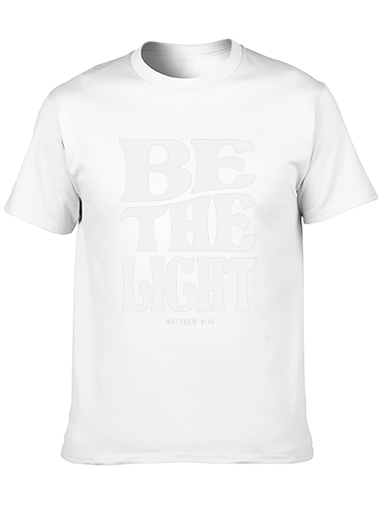 Be the Light T-Shirt - Matthew 5:14 Black