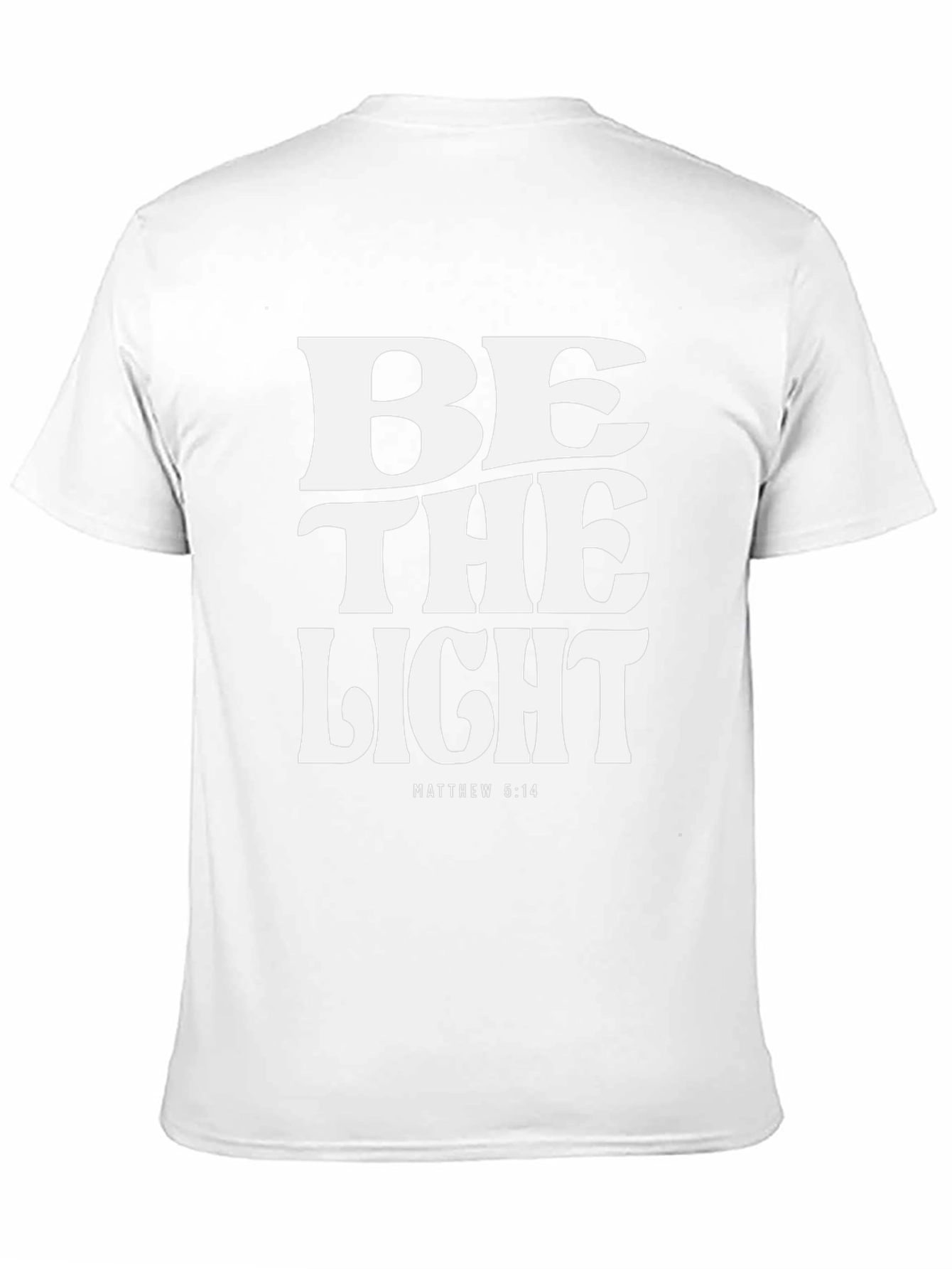 Be the Light T-Shirt - Matthew 5:14 Black