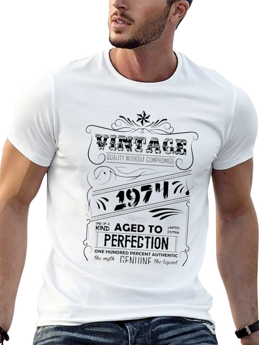 Vintage 1974 Aged to Perfection T-Shirt