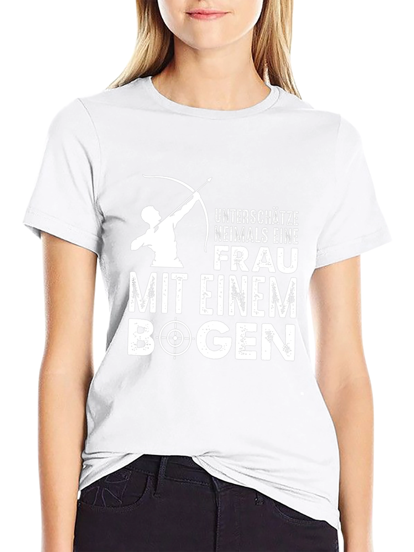 Archery Womans T-Shirt - Never Underestimate