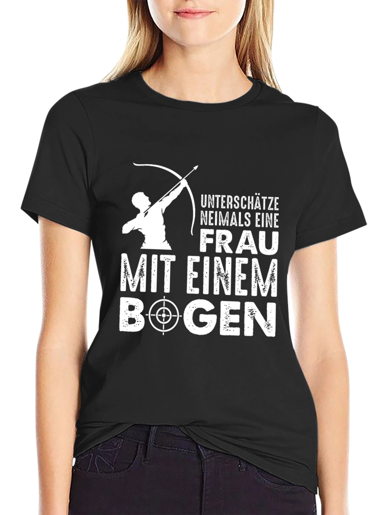Archery Womans T-Shirt - Never Underestimate
