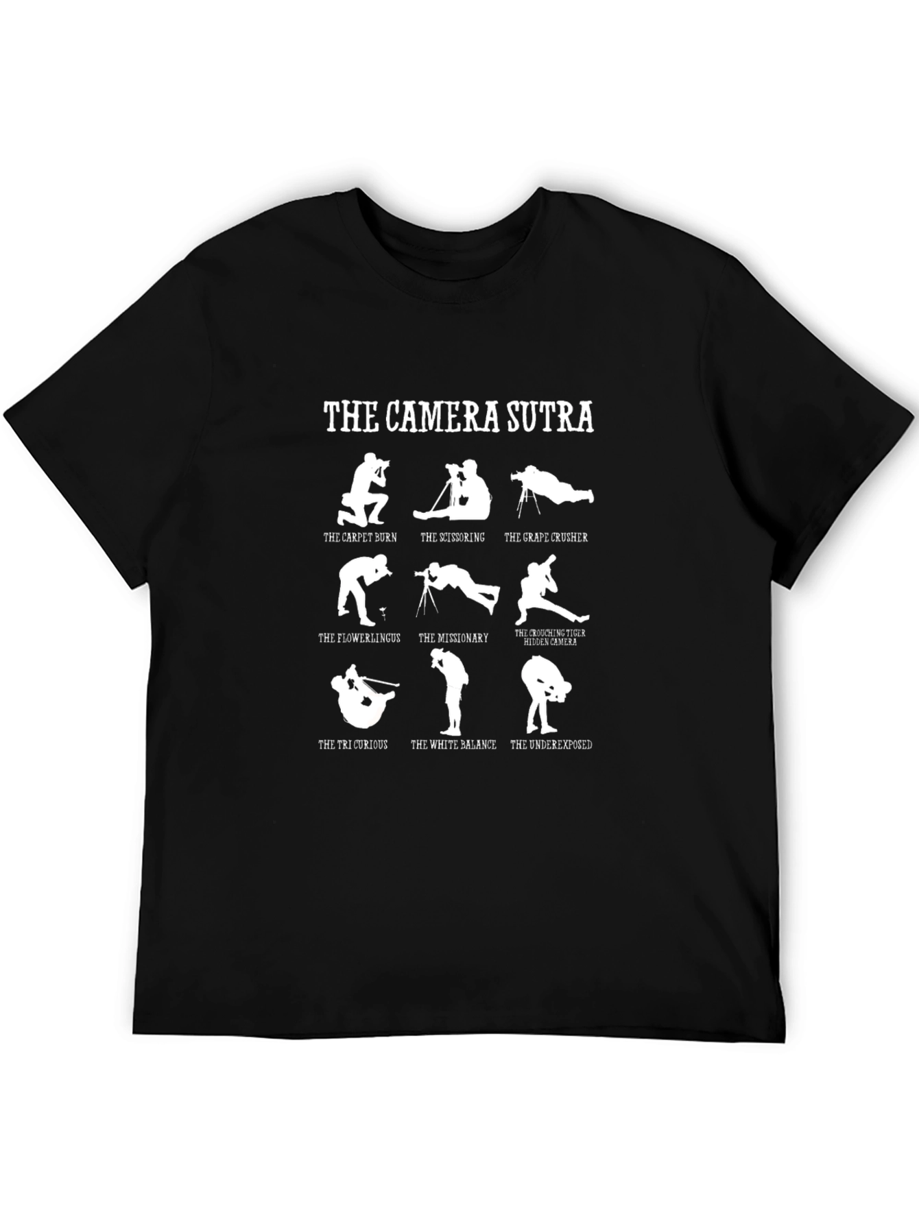 The Camera Sutra Funny Photography T-Shirt