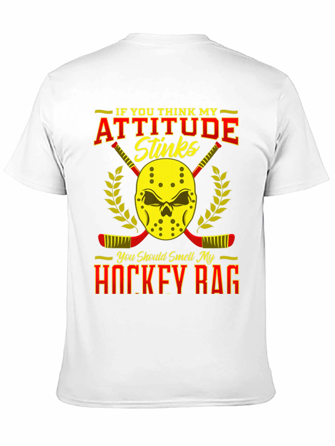 Attitude Stinks Hockey Rag Graphic T-Shirt