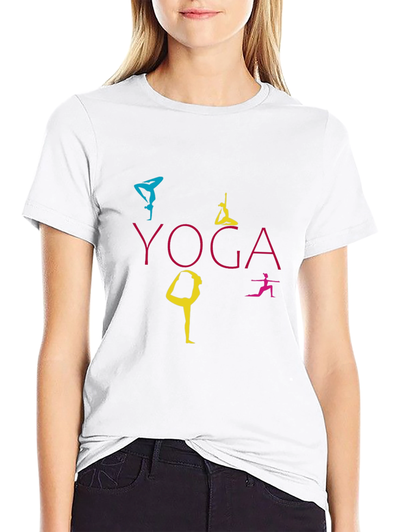 Yoga Graphic Print T-Shirt