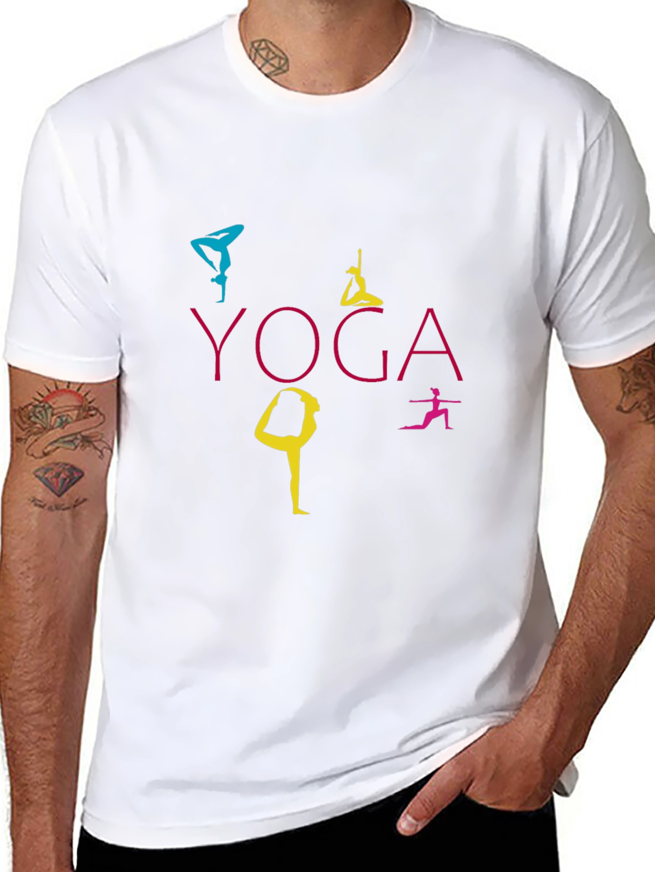 Yoga Graphic Print T-Shirt