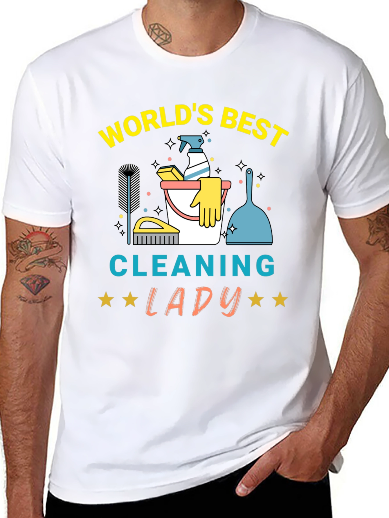 Worlds Best Cleaning Lady T-Shirt