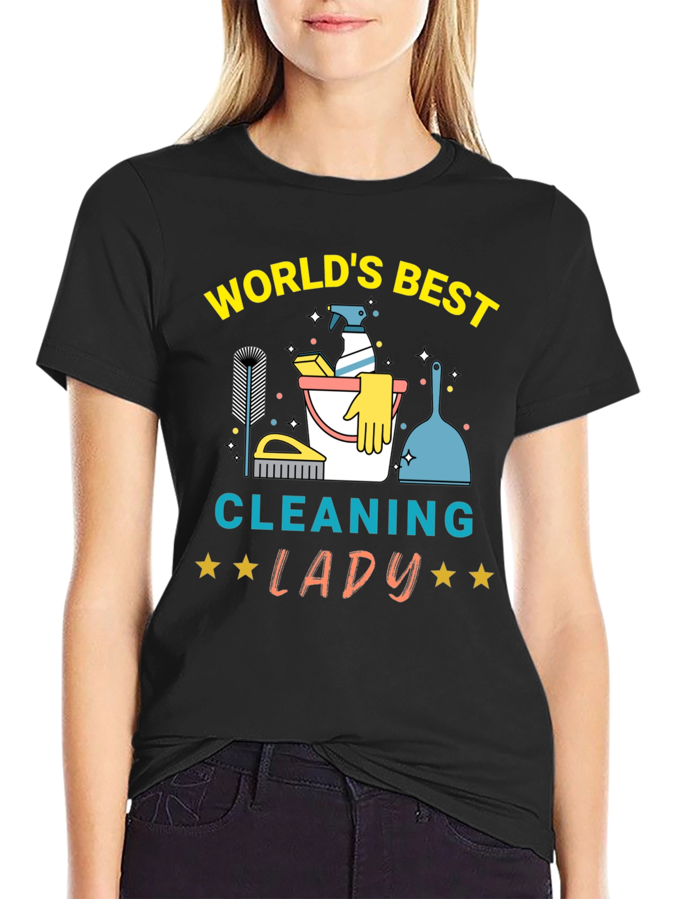 Worlds Best Cleaning Lady T-Shirt