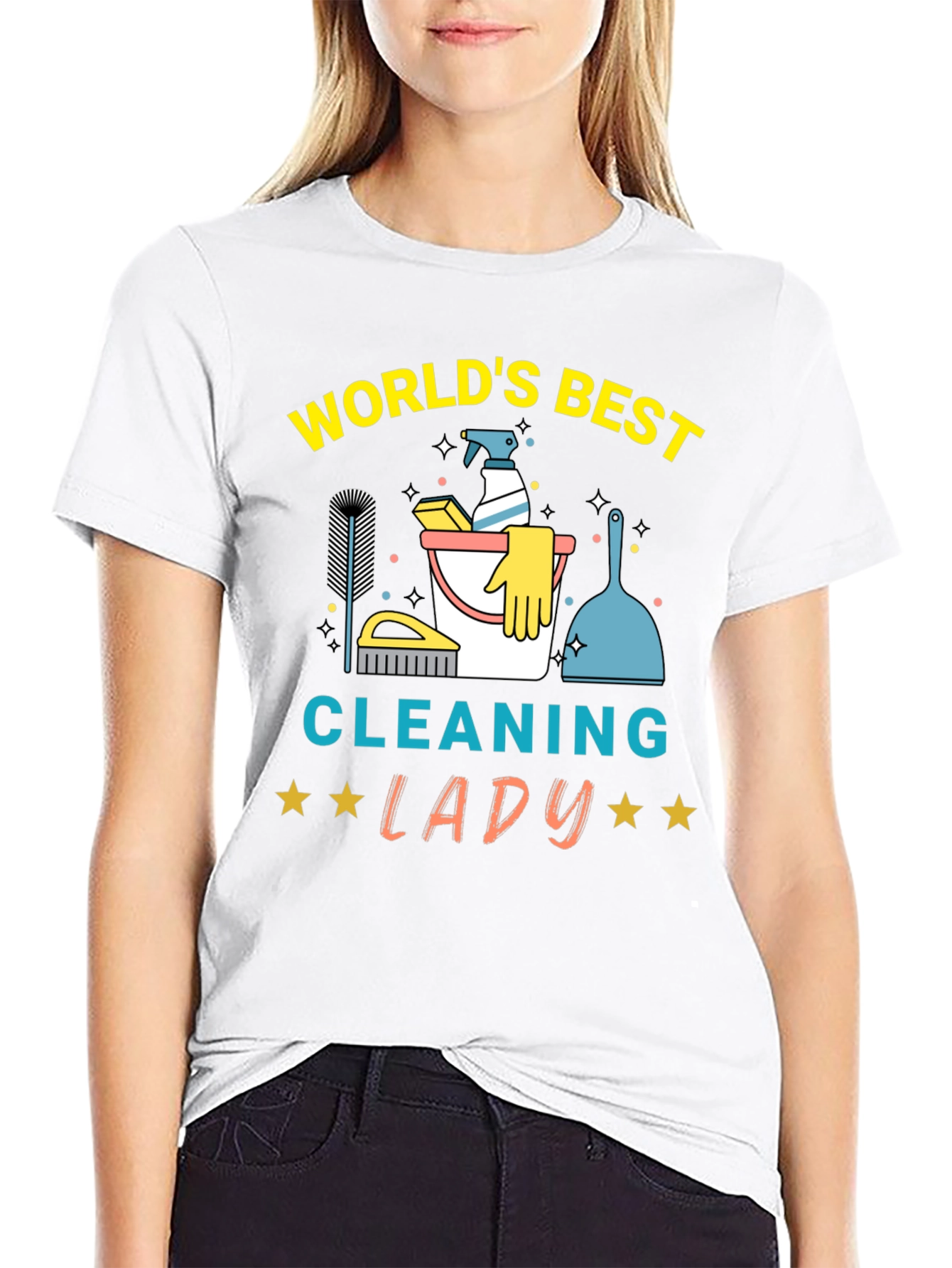 Worlds Best Cleaning Lady T-Shirt