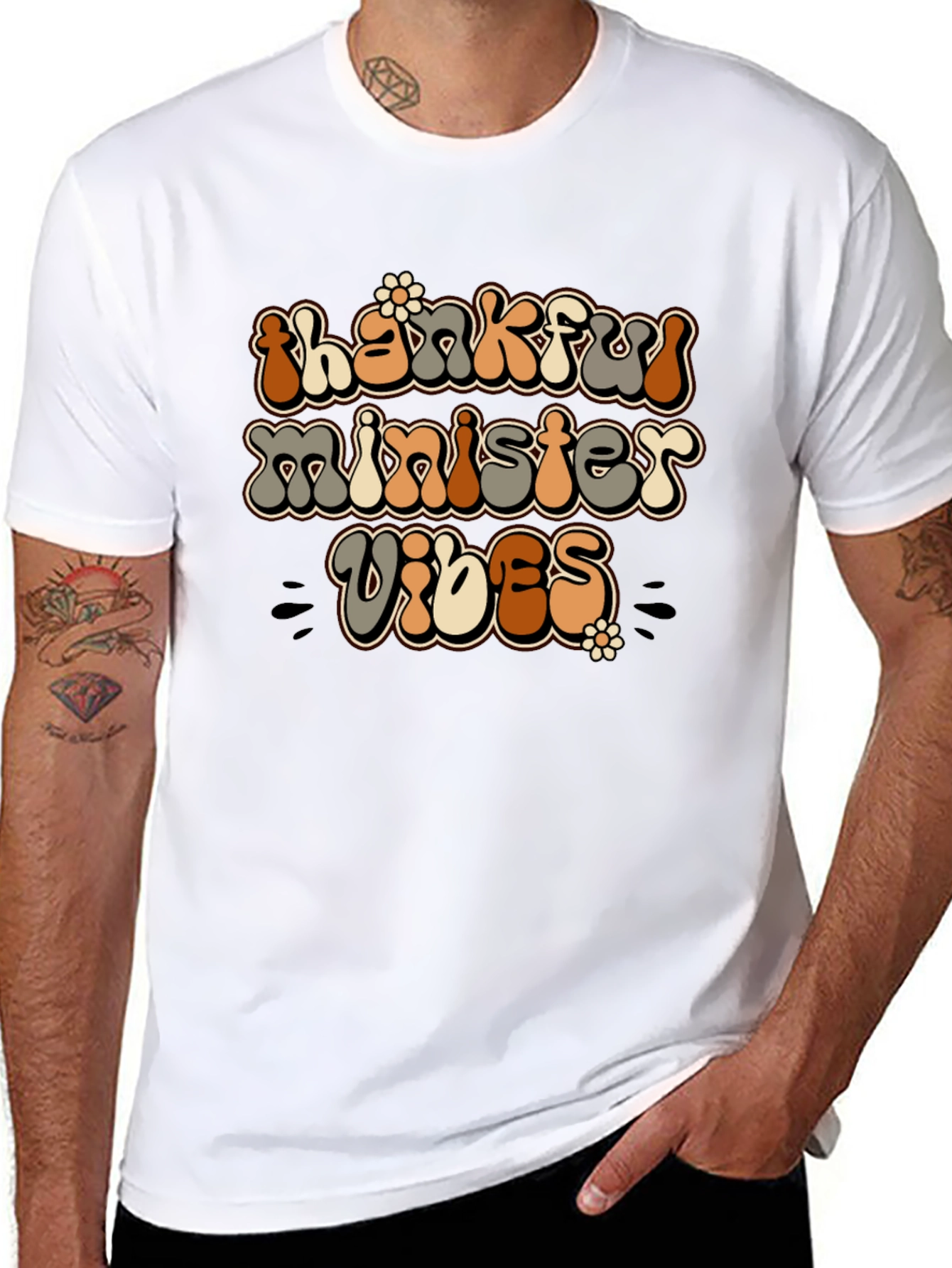 Thankful Minister Vibes Graphic Tee