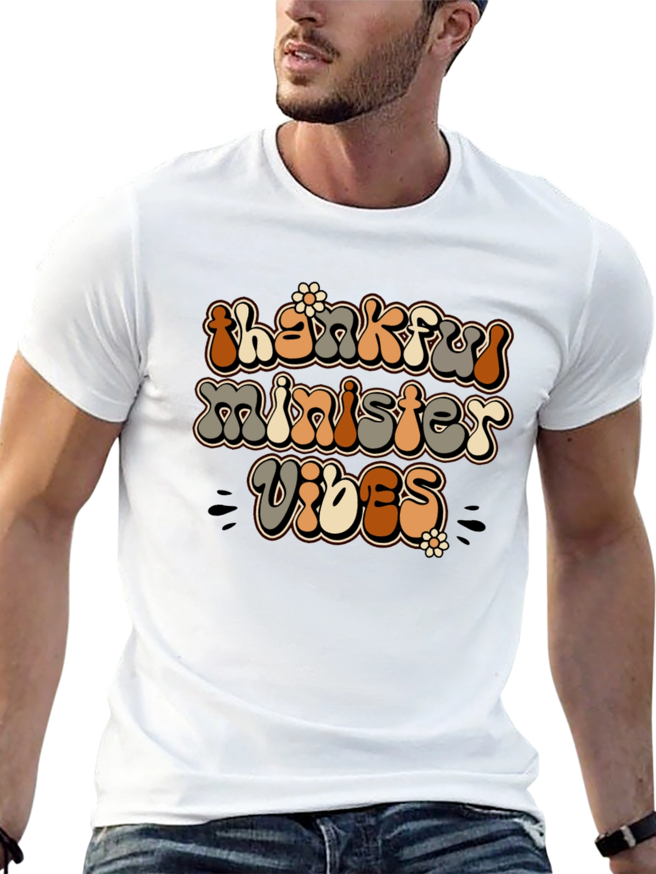 Thankful Minister Vibes Graphic Tee