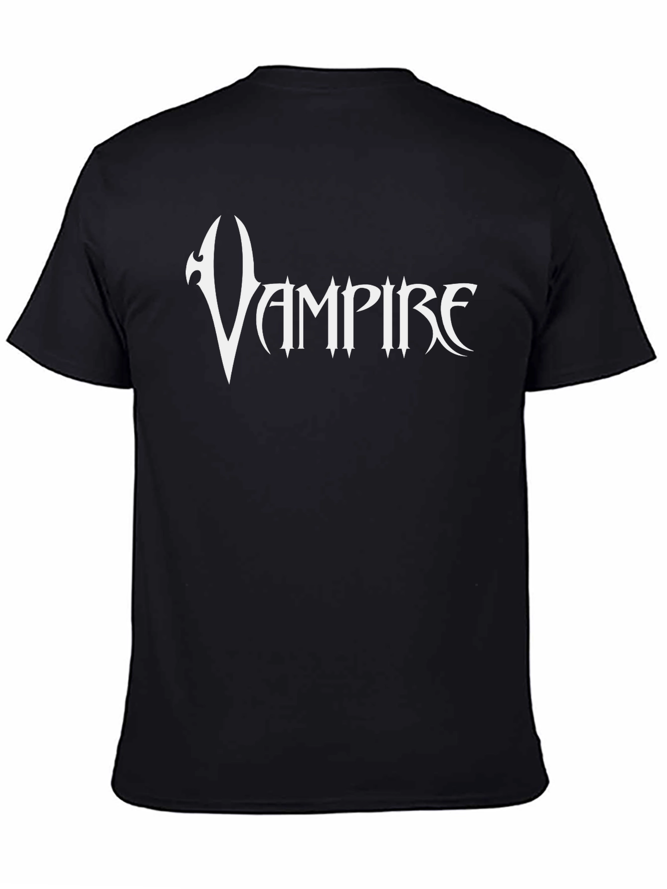 Vampire Graphic Tee - Gothic Style