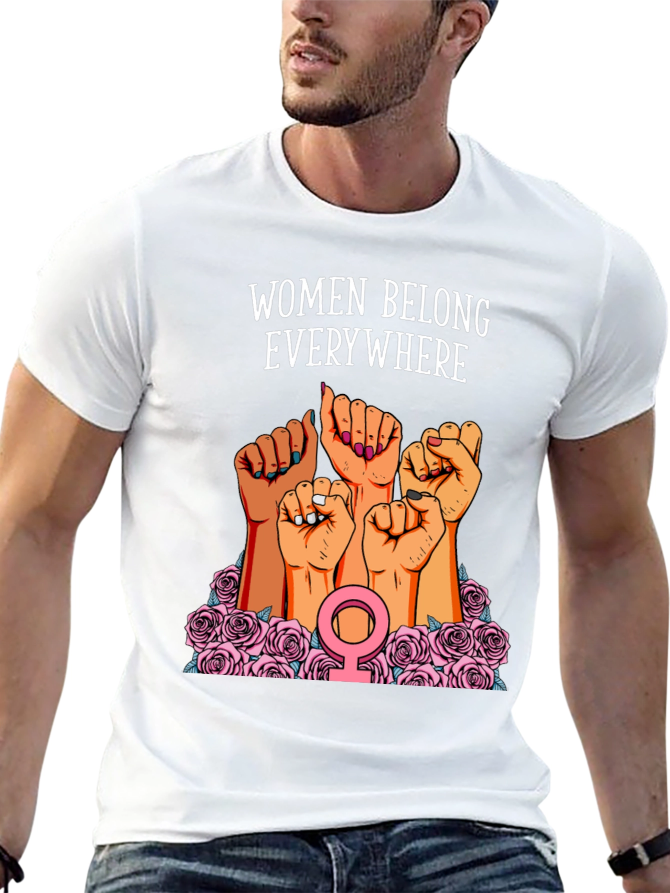 Women Belong Everywhere Graphic Tee