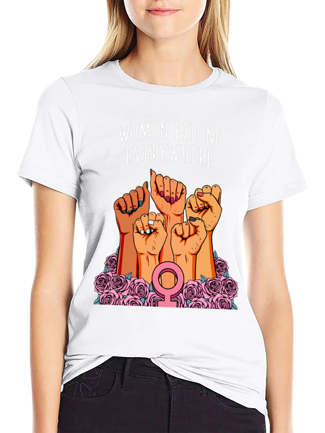 Women Belong Everywhere Graphic Tee