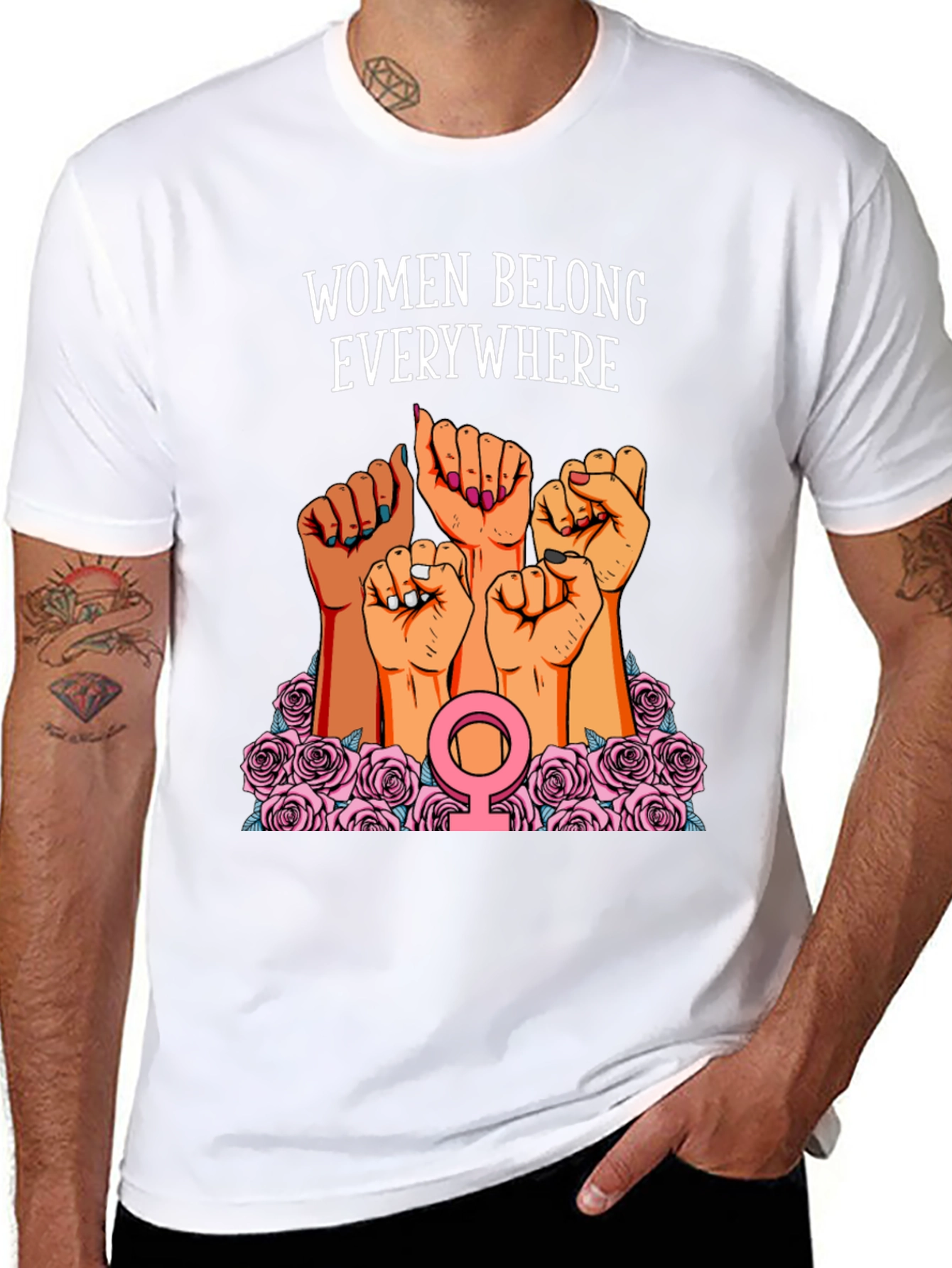 Women Belong Everywhere Graphic Tee