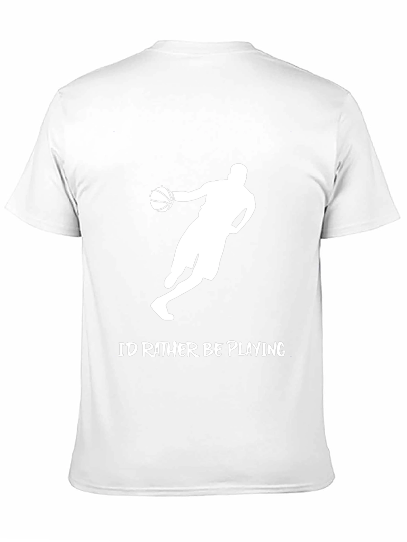 Basketball Player Graphic T-Shirt - Id Rather Be Playing