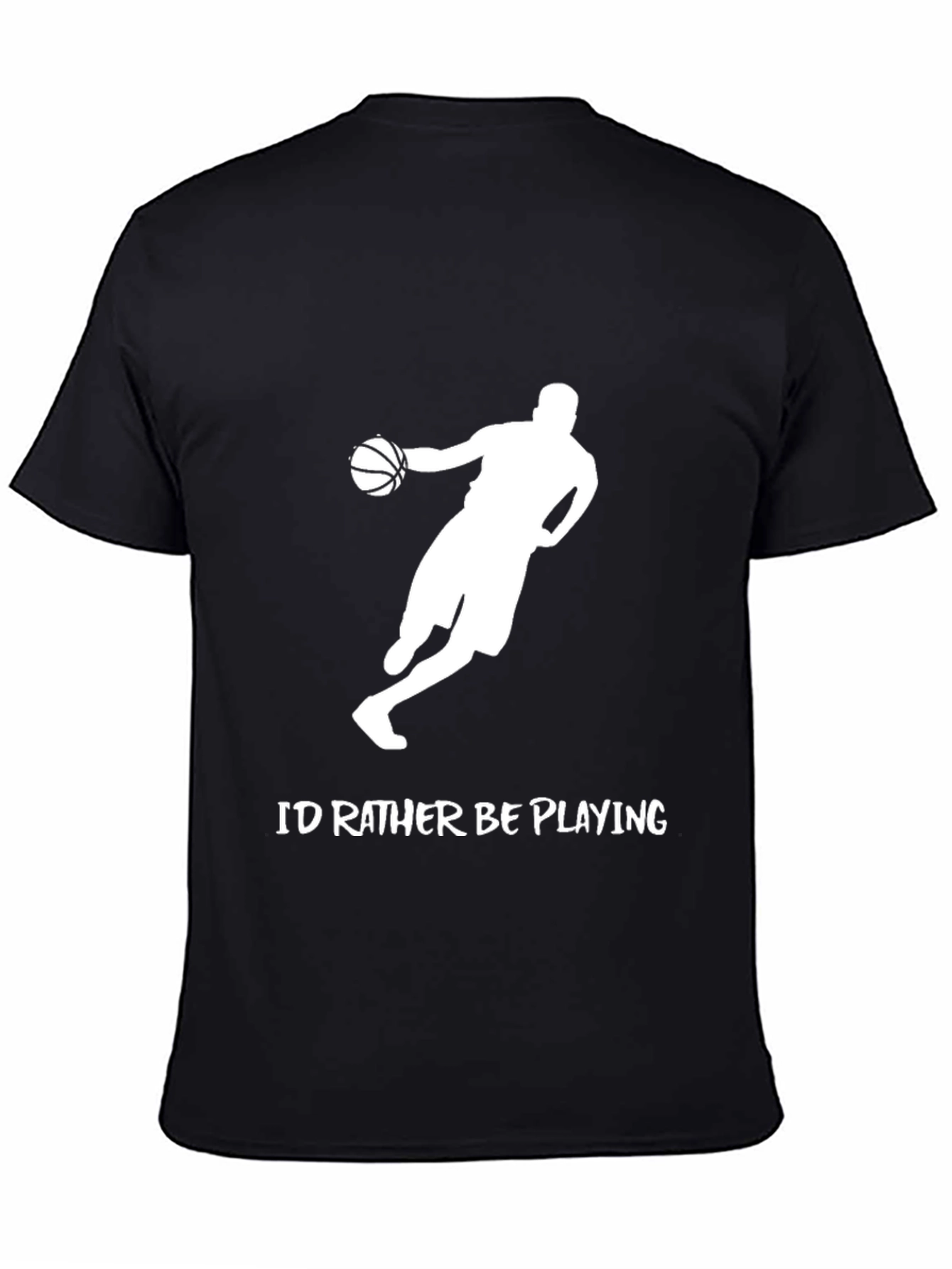 Basketball Player Graphic T-Shirt - Id Rather Be Playing