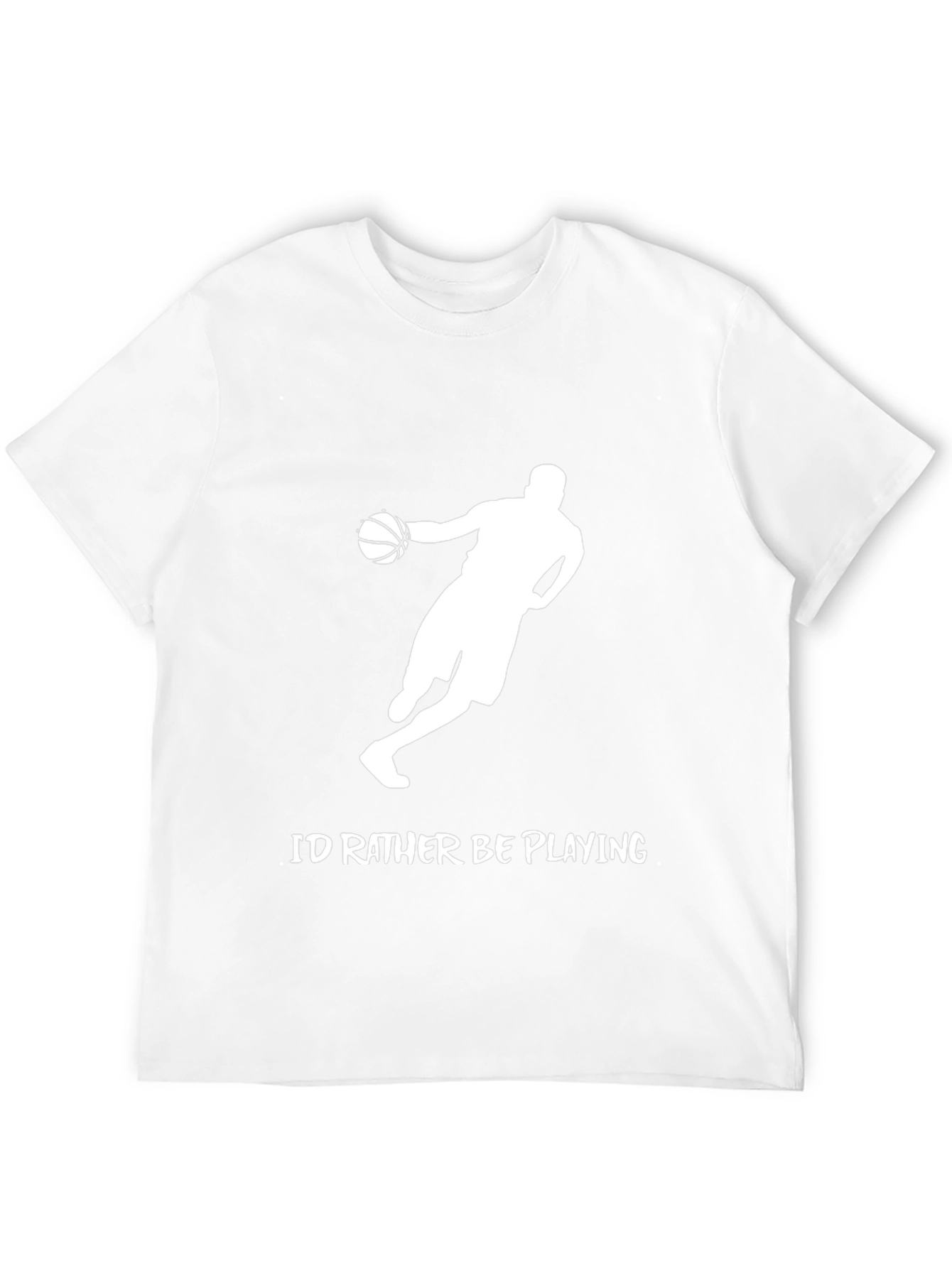 Basketball Player Graphic T-Shirt - Id Rather Be Playing