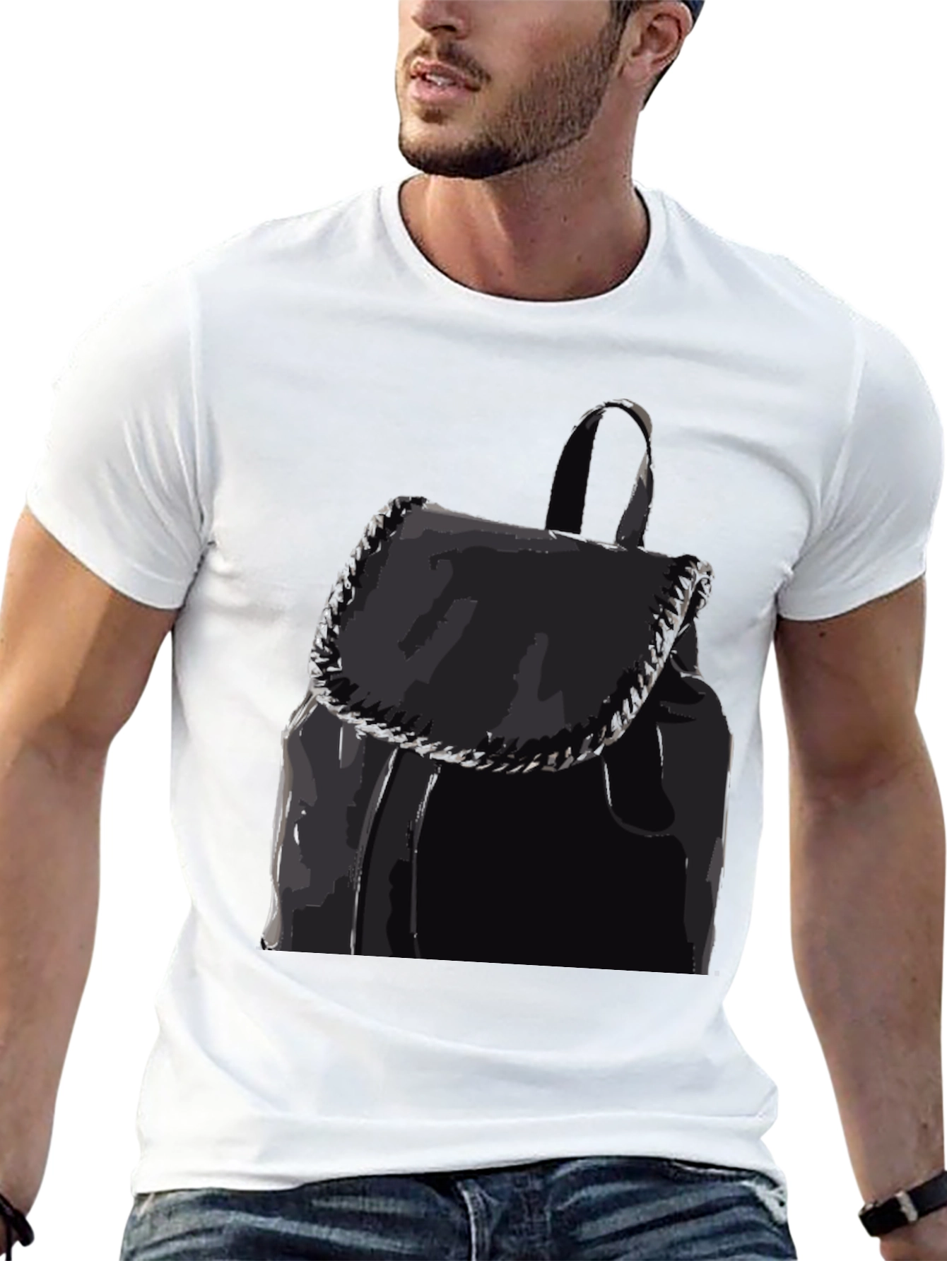 Black Backpack Graphic Tee