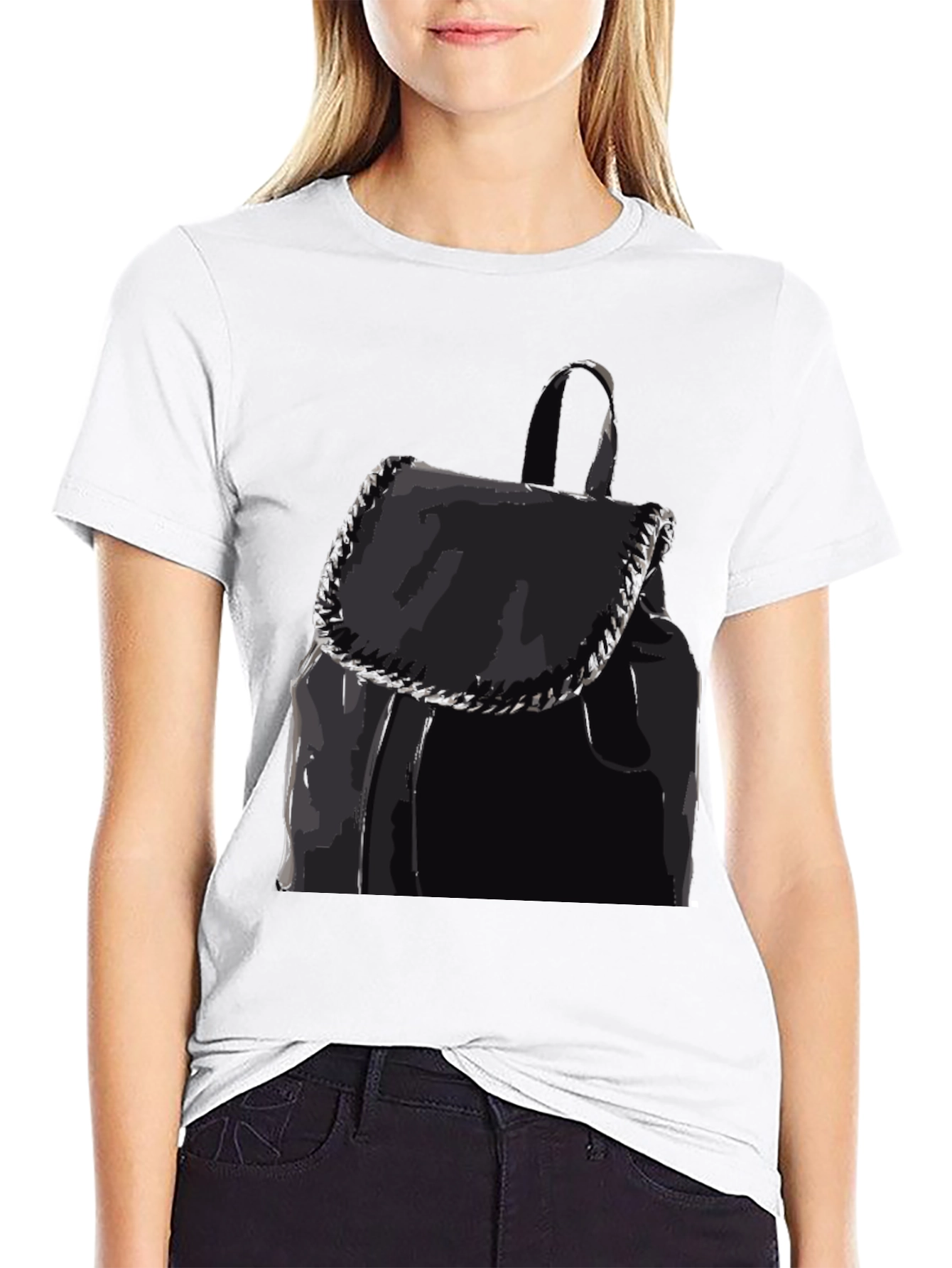 Black Backpack Graphic Tee