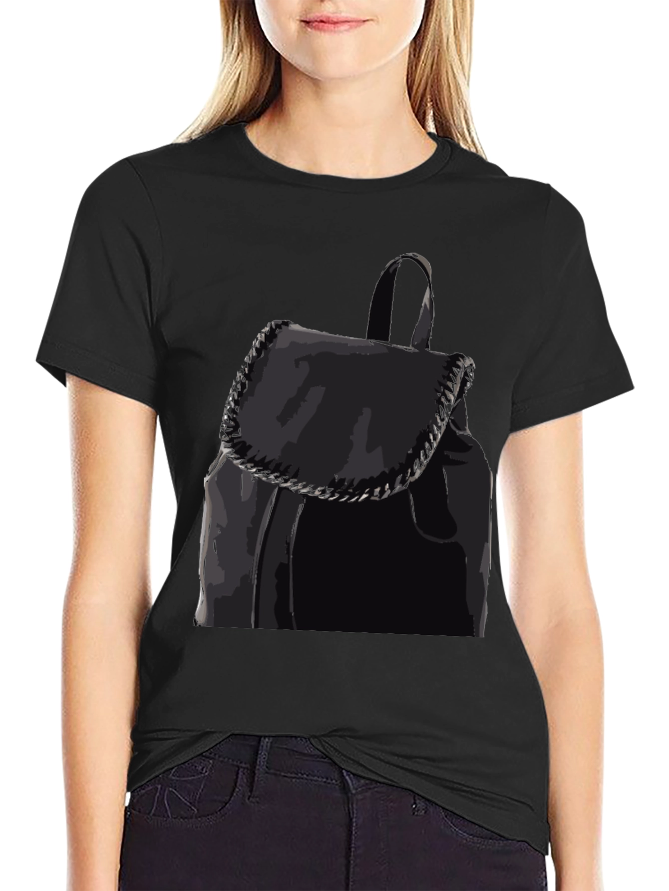 Black Backpack Graphic Tee