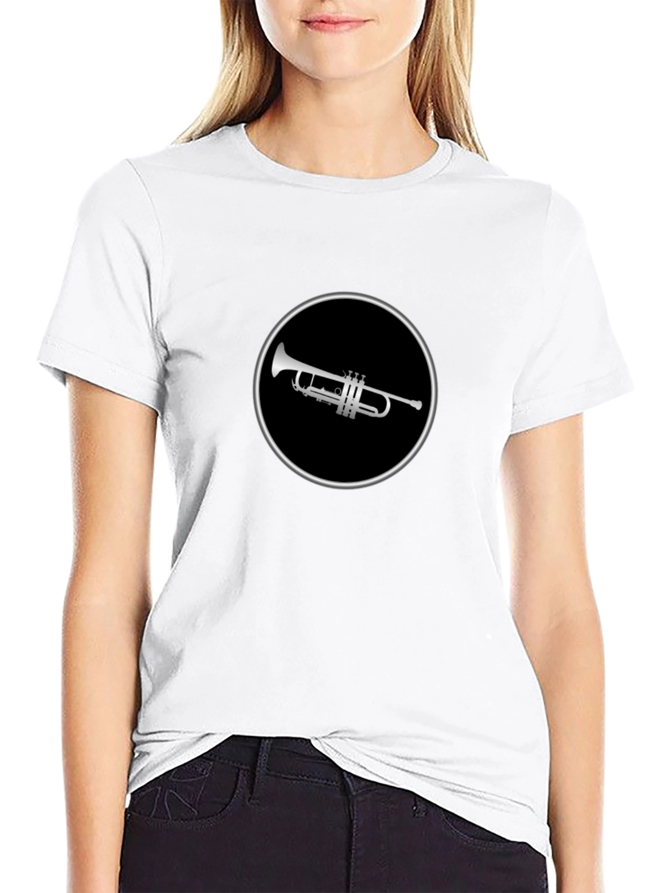 Trumpet Graphic Tee - Stylish Music Lover Shirt