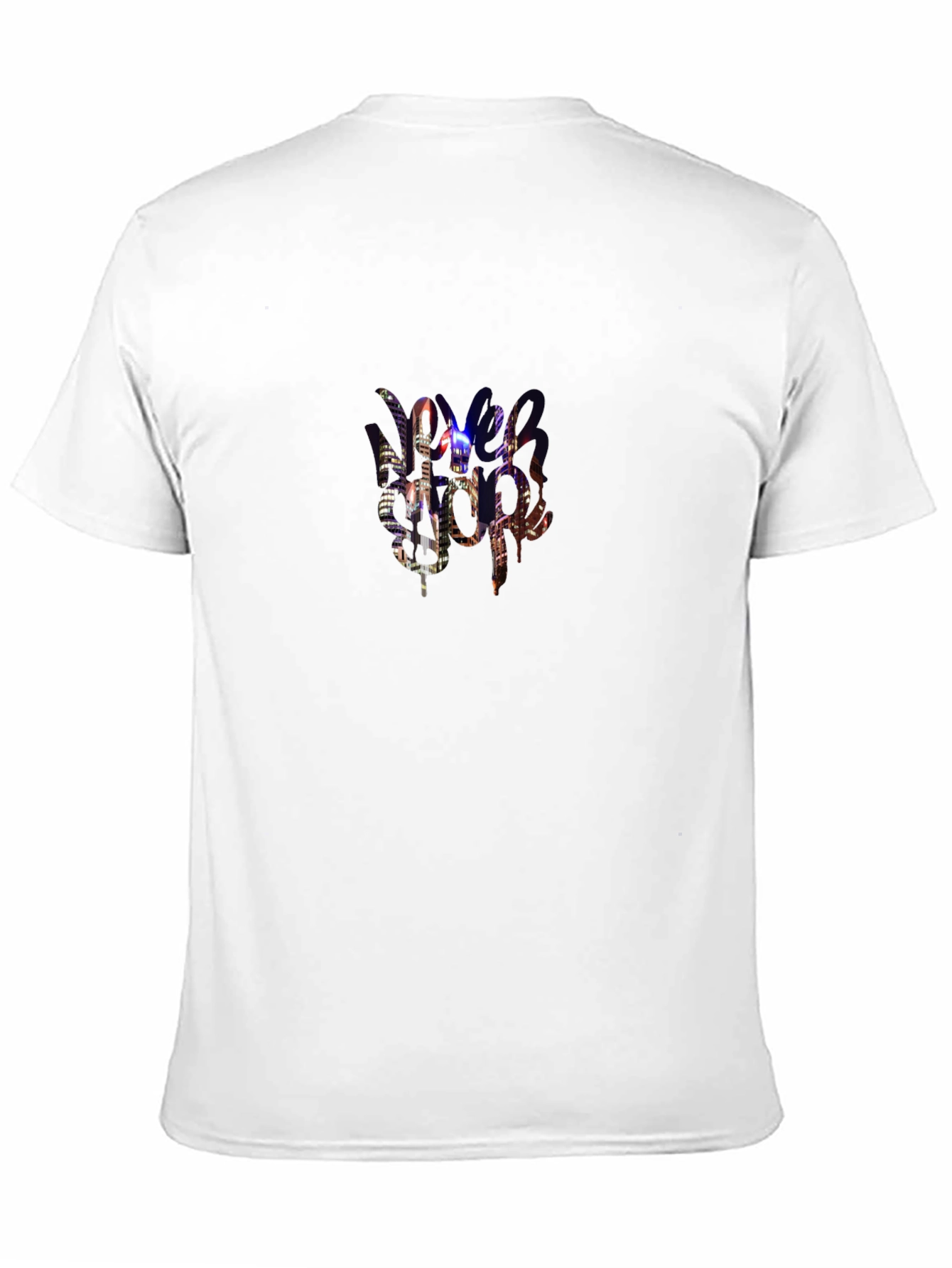 Urban Nightlife Graphic Tee - Black
