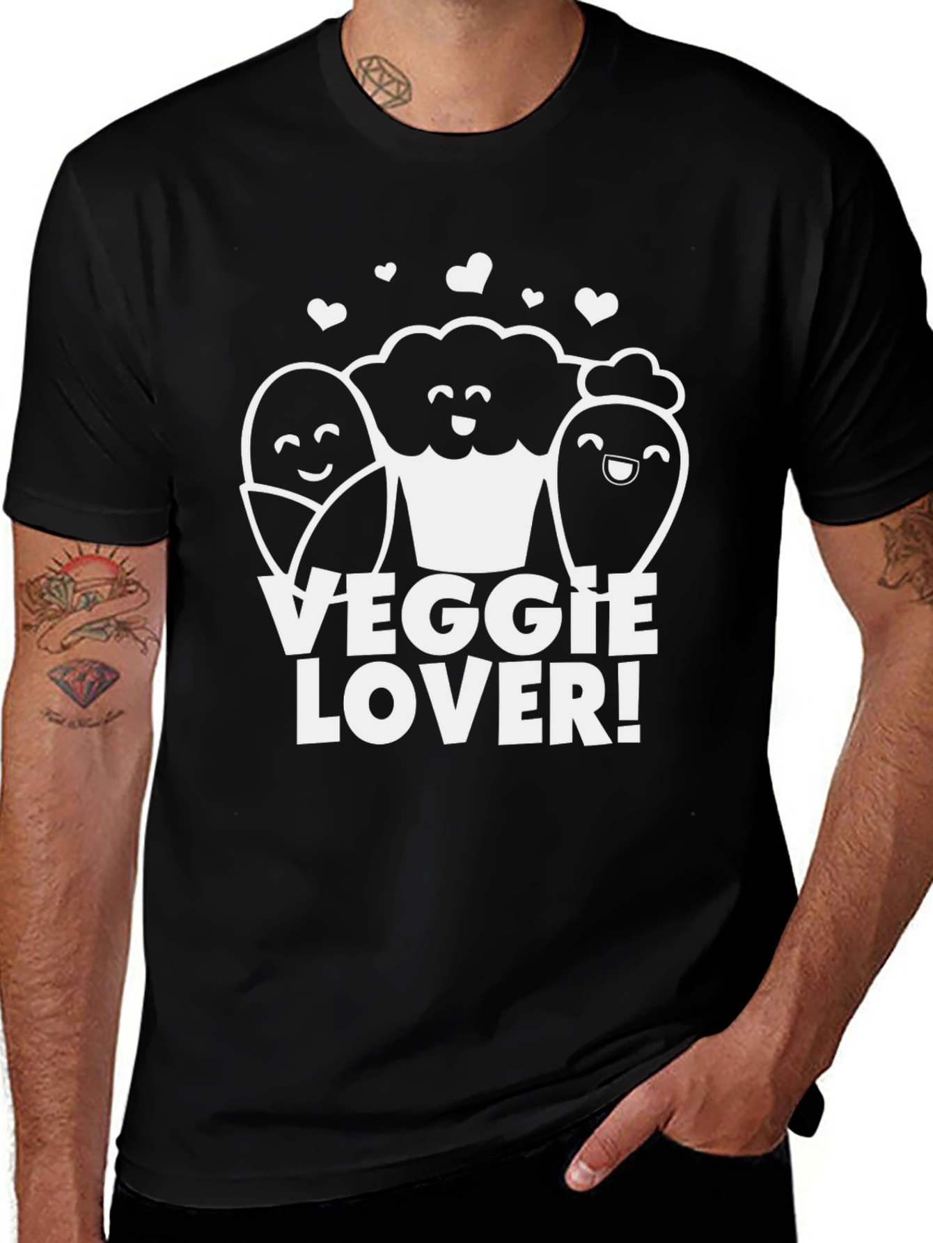 Veggie Lover T-Shirt - Cute Vegan Design