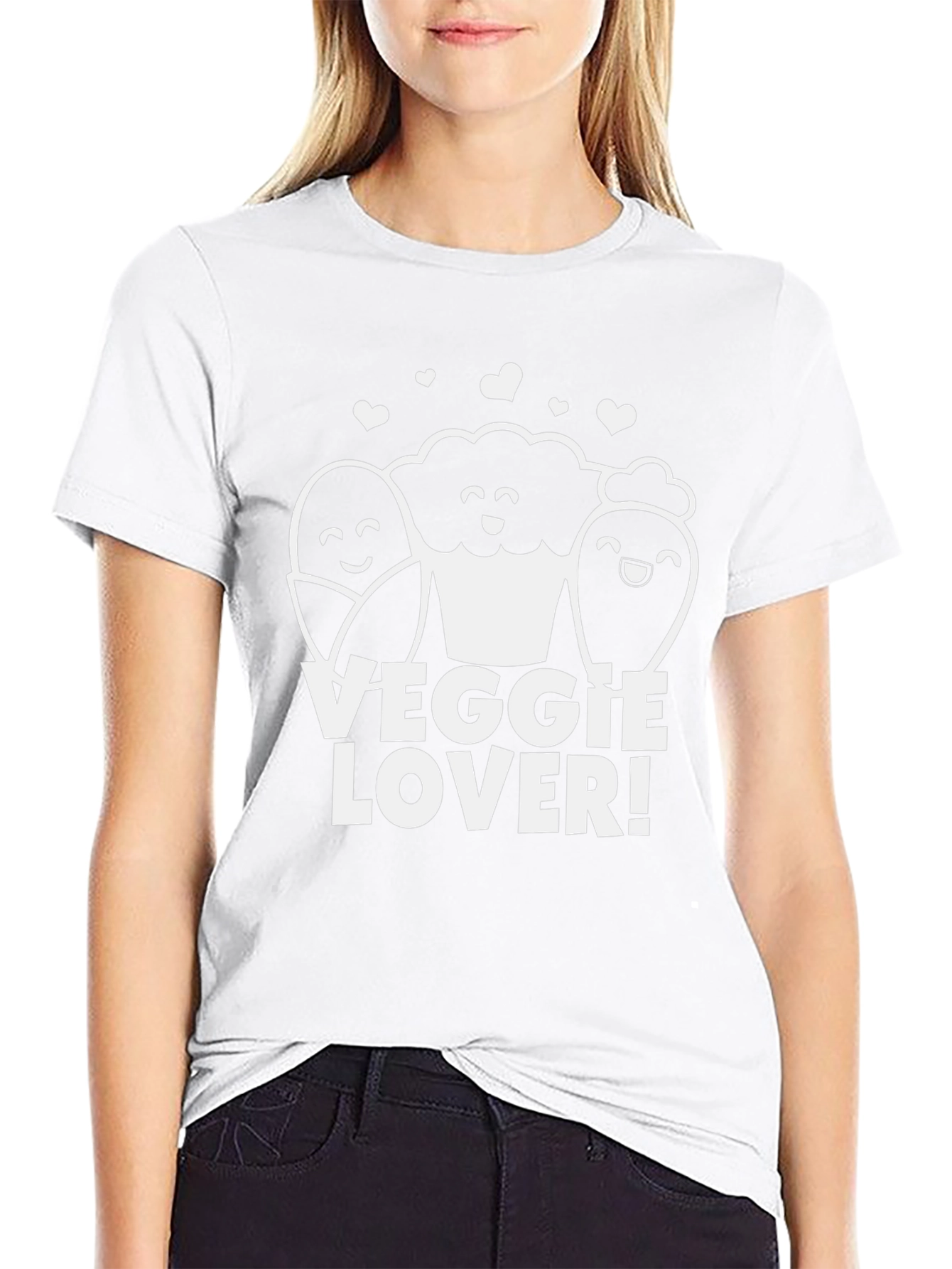 Veggie Lover T-Shirt - Cute Vegan Design