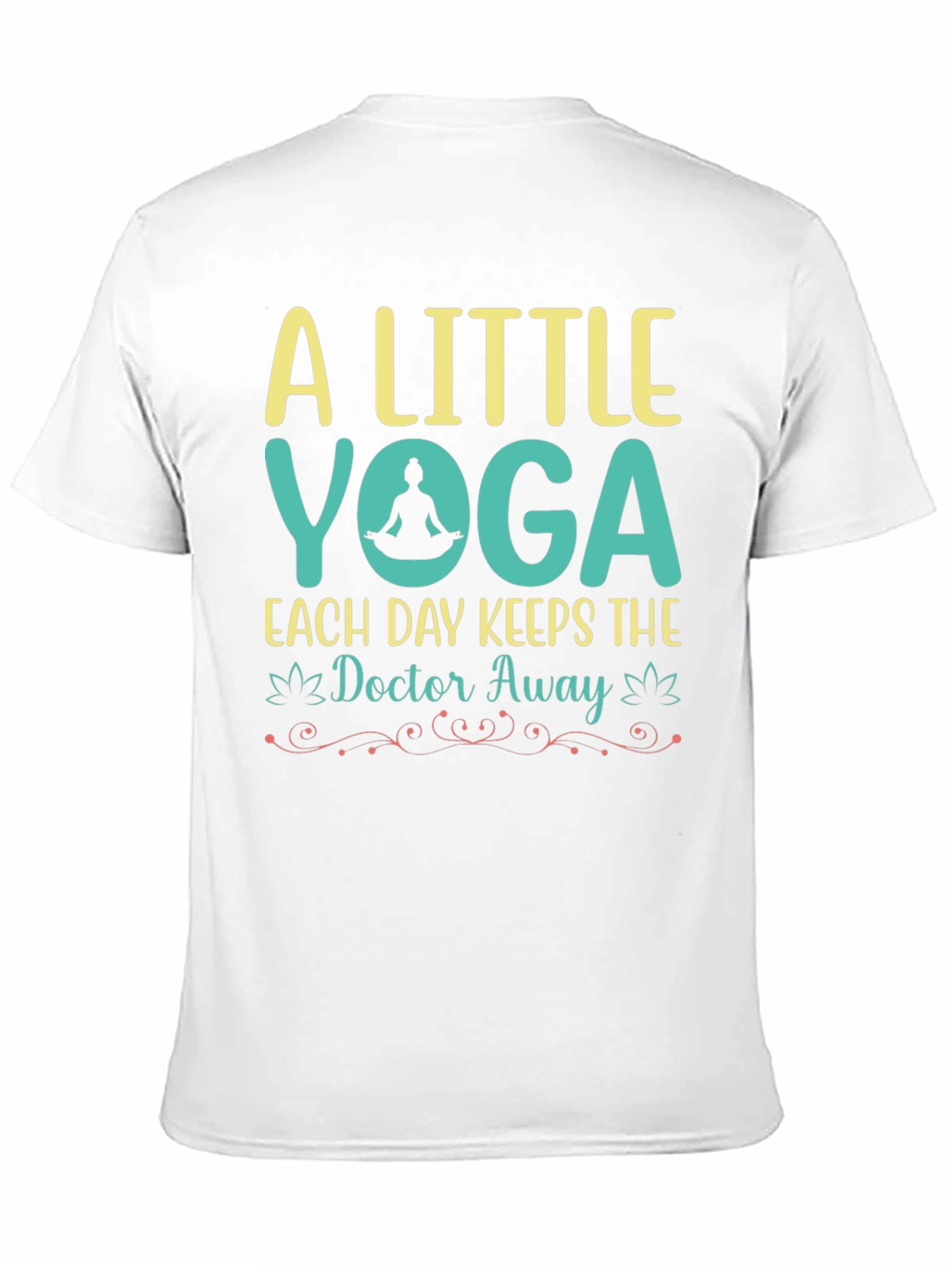 Yoga Graphic Tee: A Little Yoga Each Day