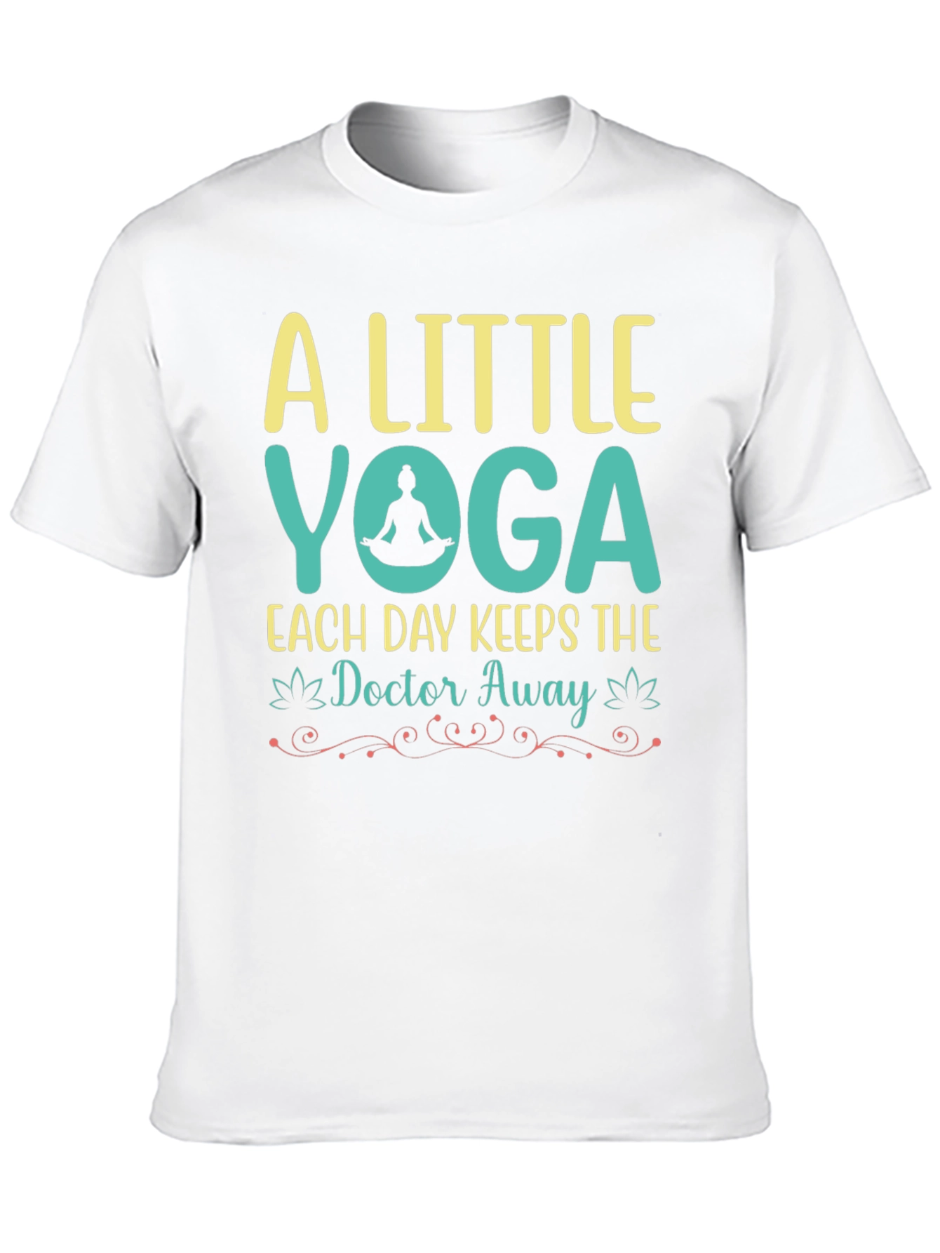 Yoga Graphic Tee: A Little Yoga Each Day