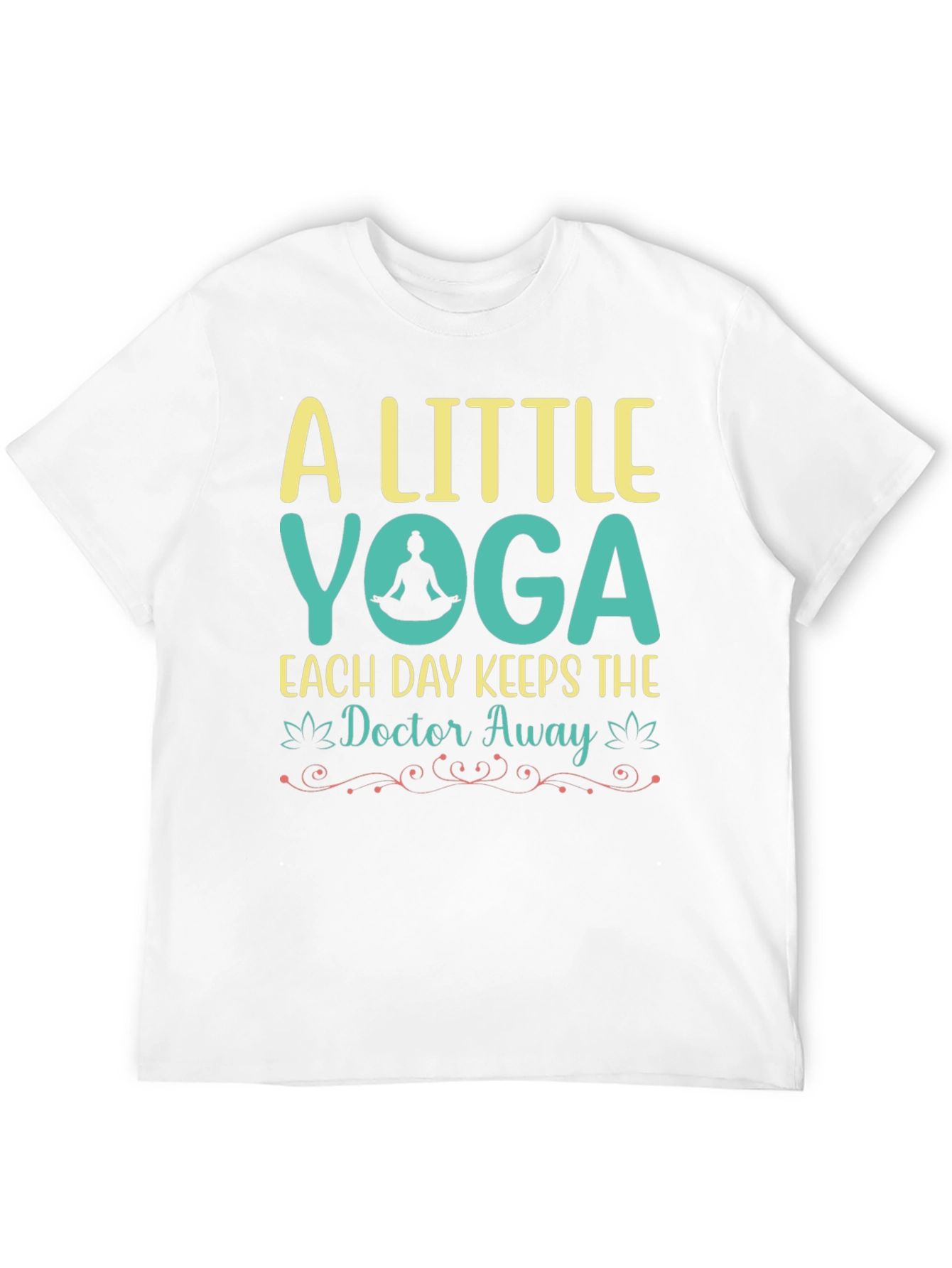 Yoga Graphic Tee: A Little Yoga Each Day