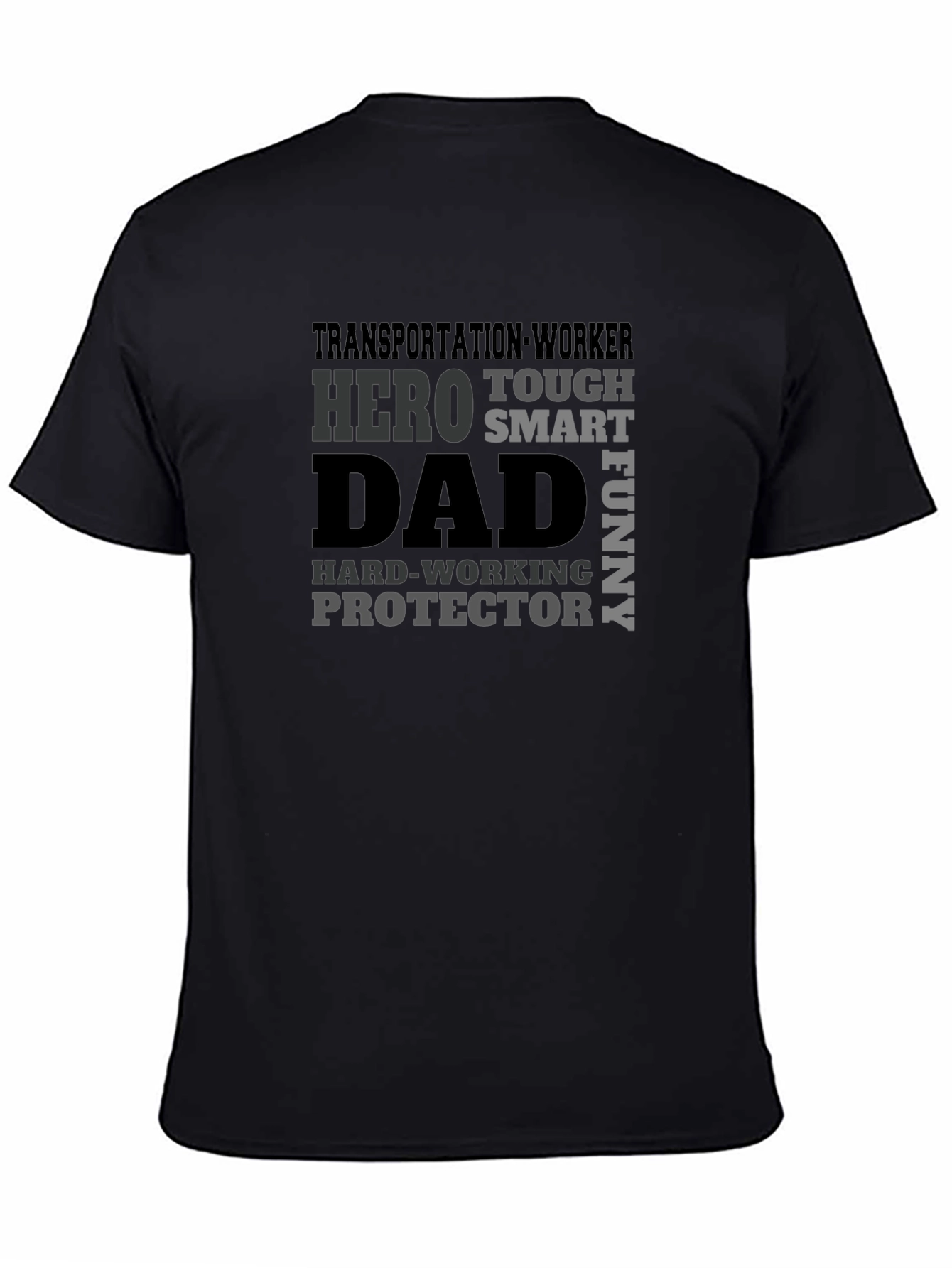 Transportation Worker Dad Hero Graphic Tee