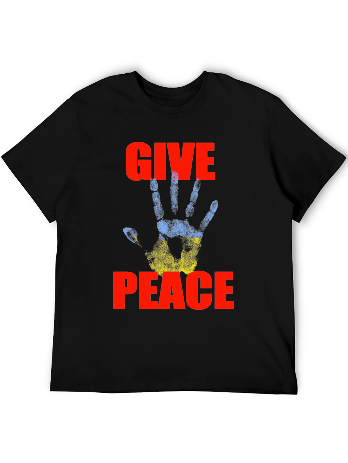 Ukraine Peace T-Shirt - Give Peace a Hand