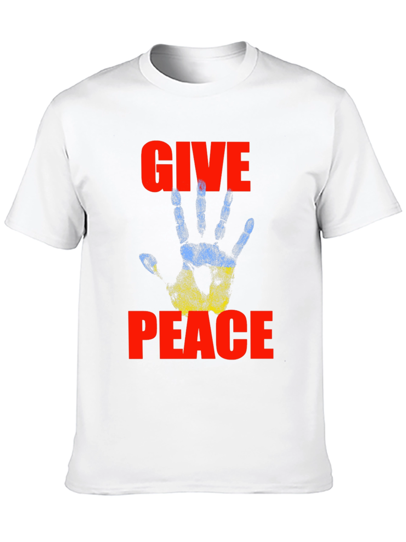 Ukraine Peace T-Shirt - Give Peace a Hand