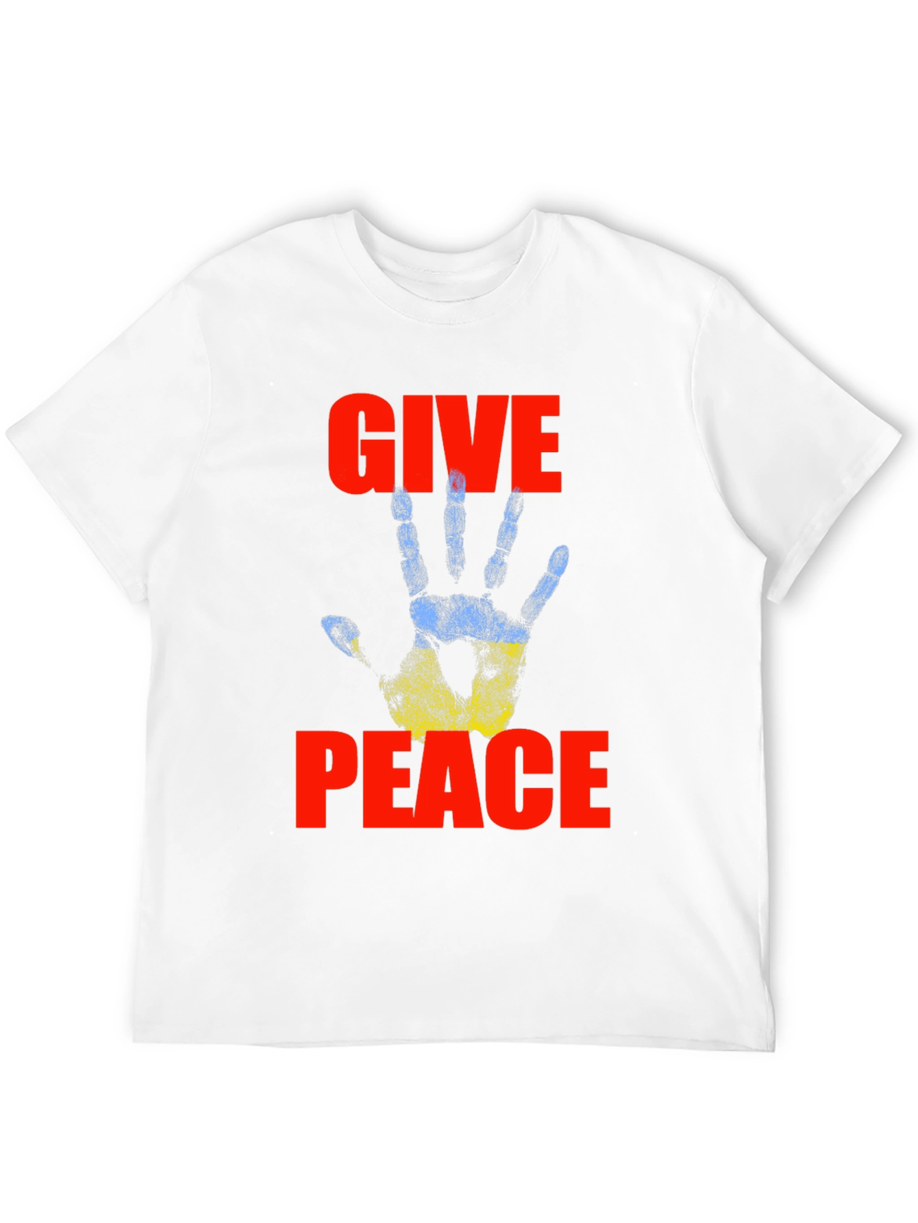 Ukraine Peace T-Shirt - Give Peace a Hand