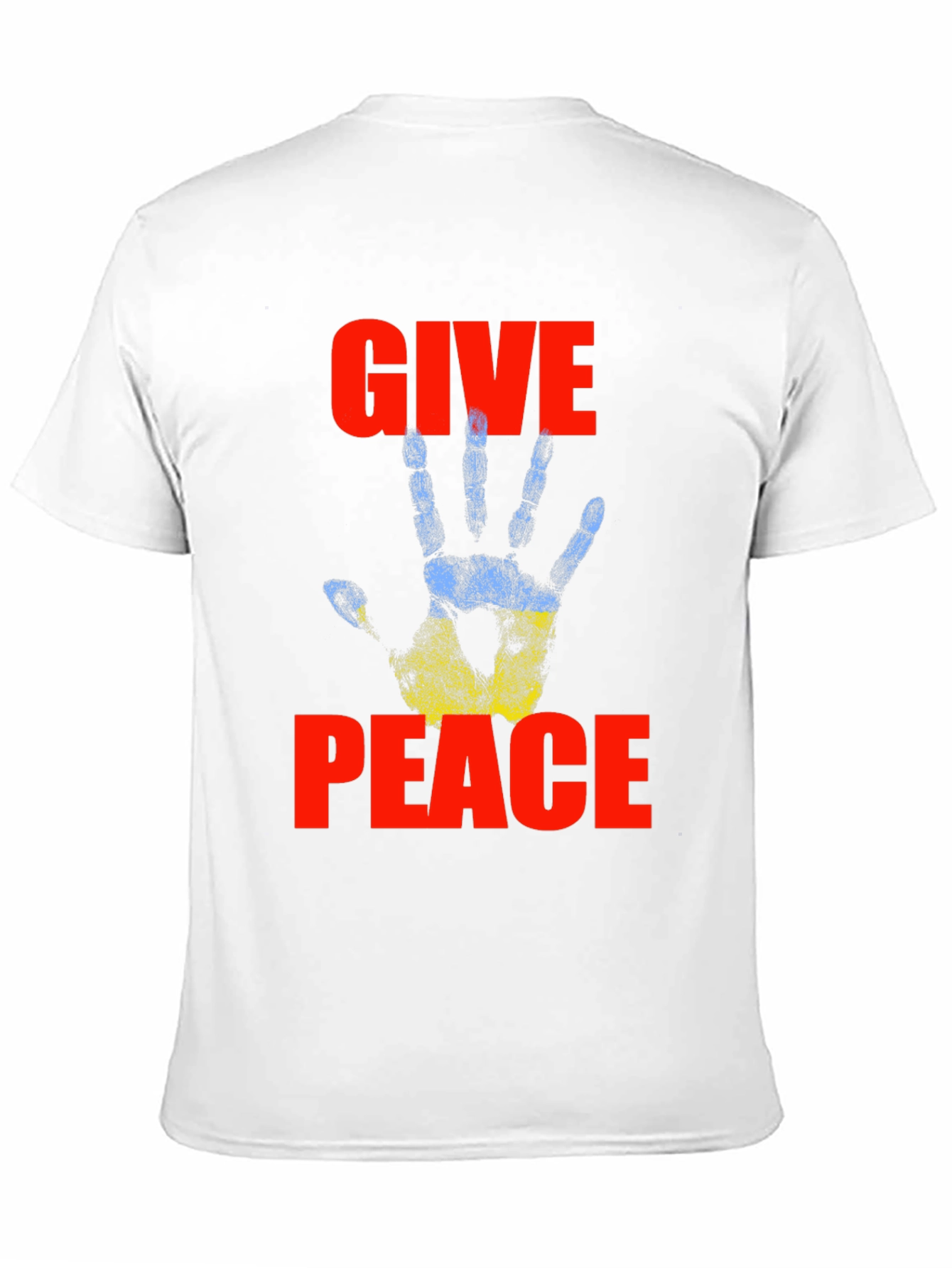 Ukraine Peace T-Shirt - Give Peace a Hand