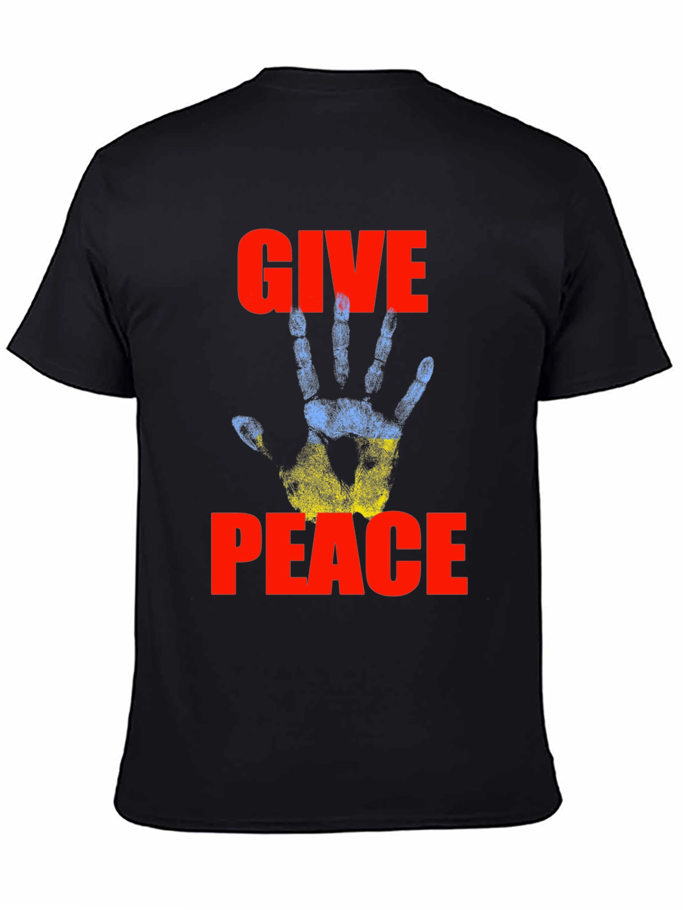 Ukraine Peace T-Shirt - Give Peace a Hand