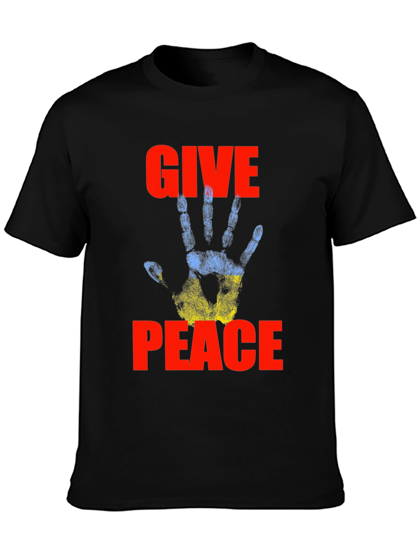 Ukraine Peace T-Shirt - Give Peace a Hand
