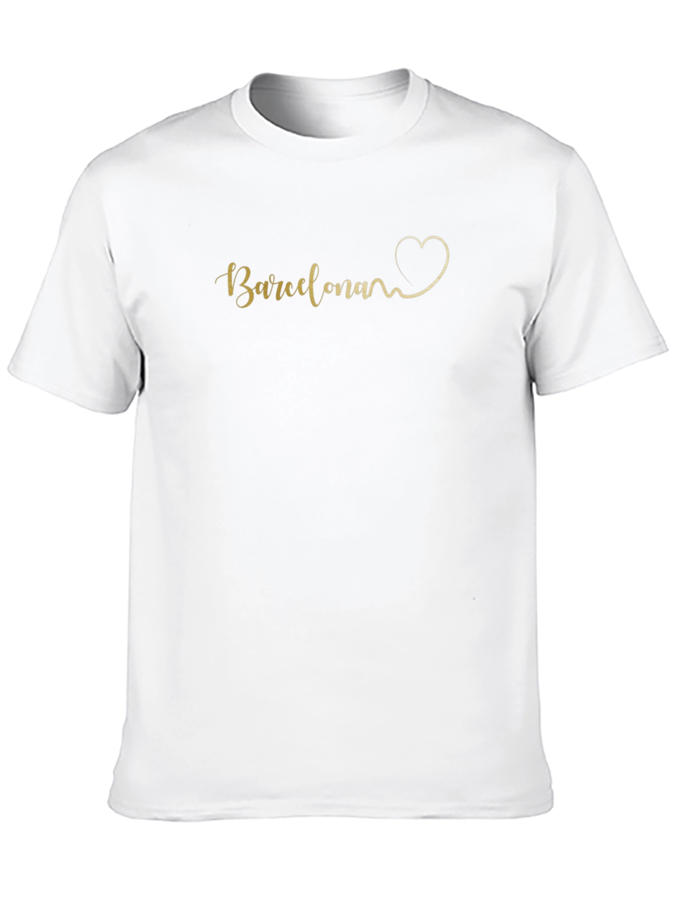 Barcelona Heartbeat T-Shirt - Stylish City Pride