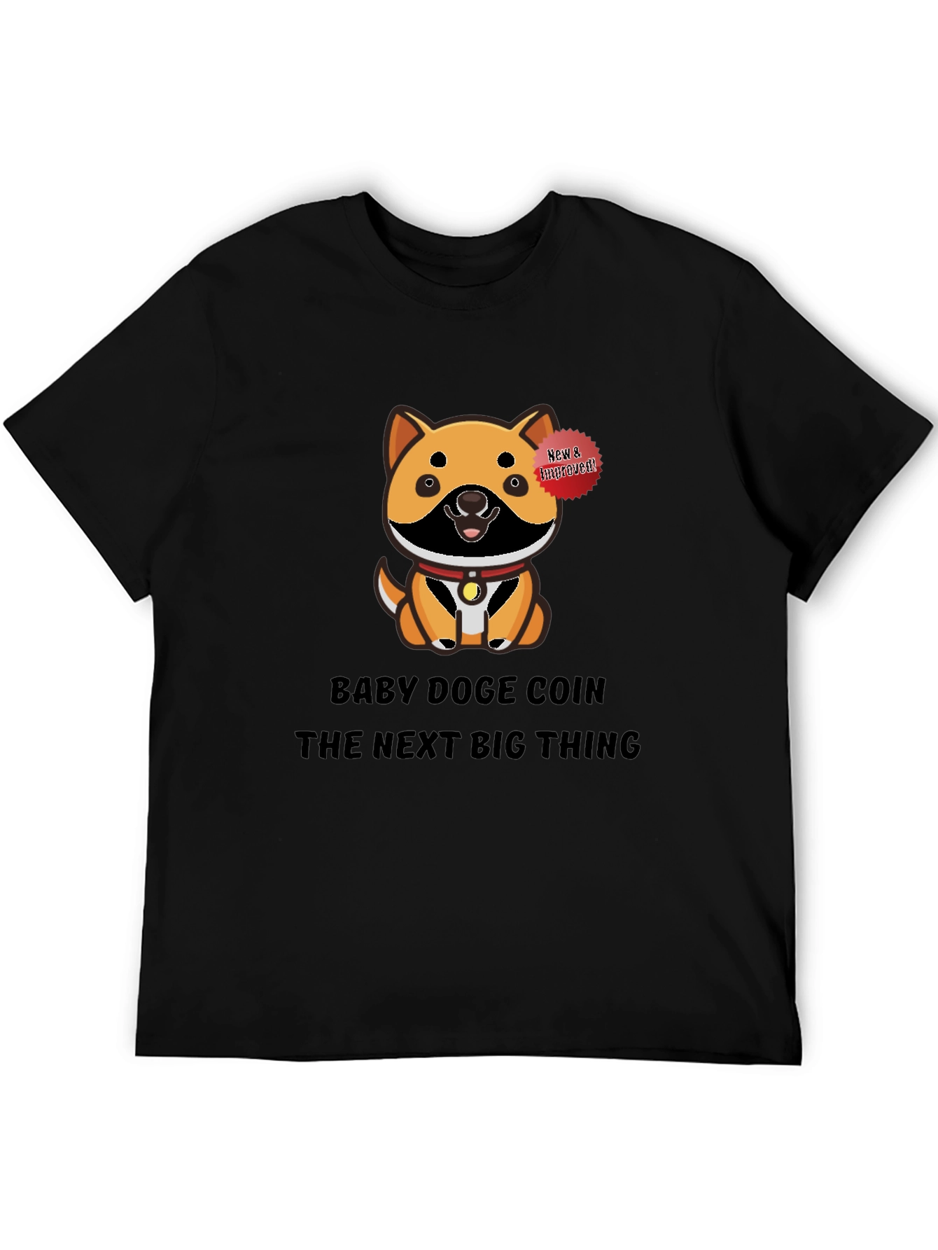 Baby Doge Coin Black T-Shirt - Next Big Thing
