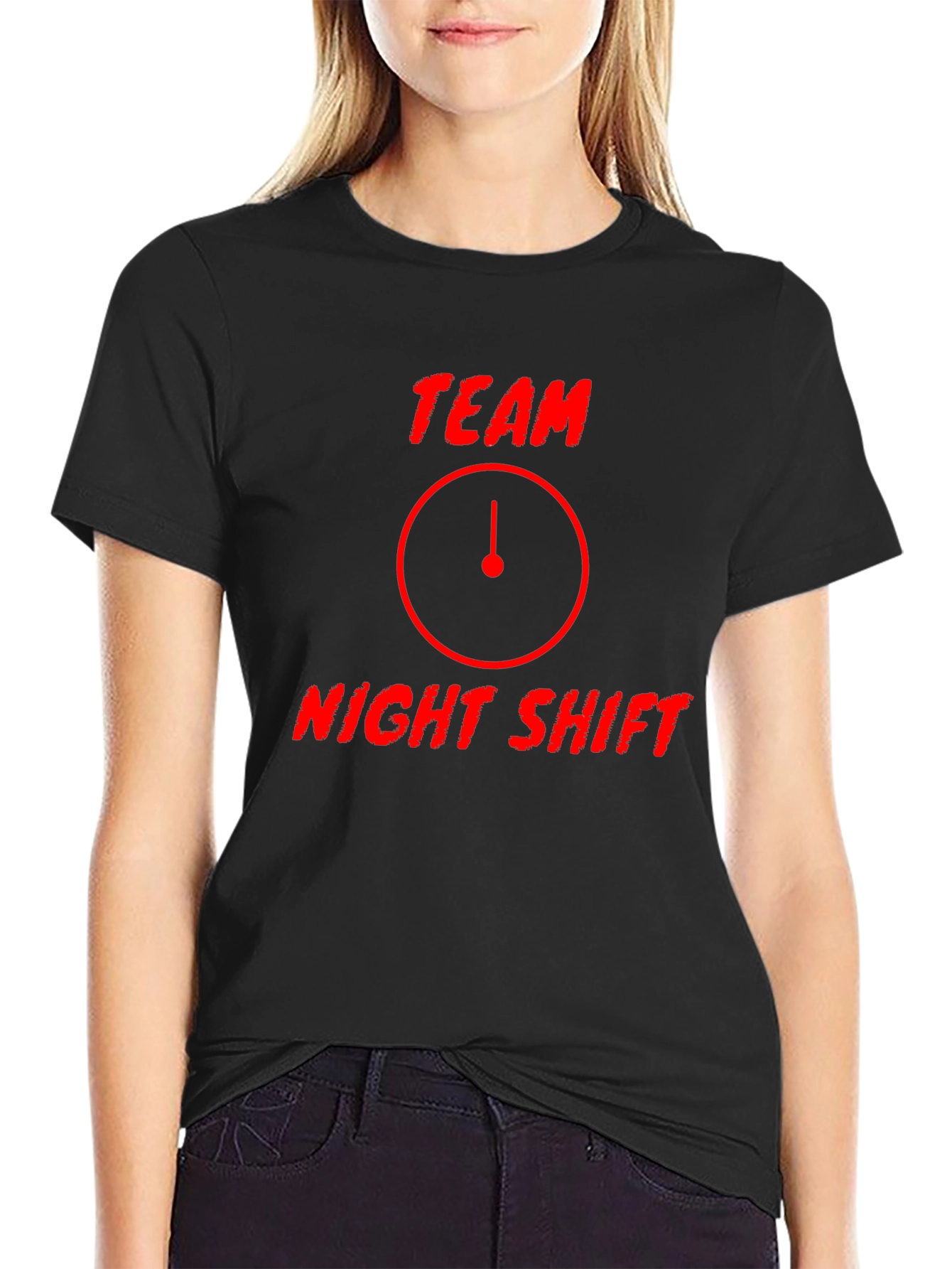 Team Night Shift Black T-Shirt