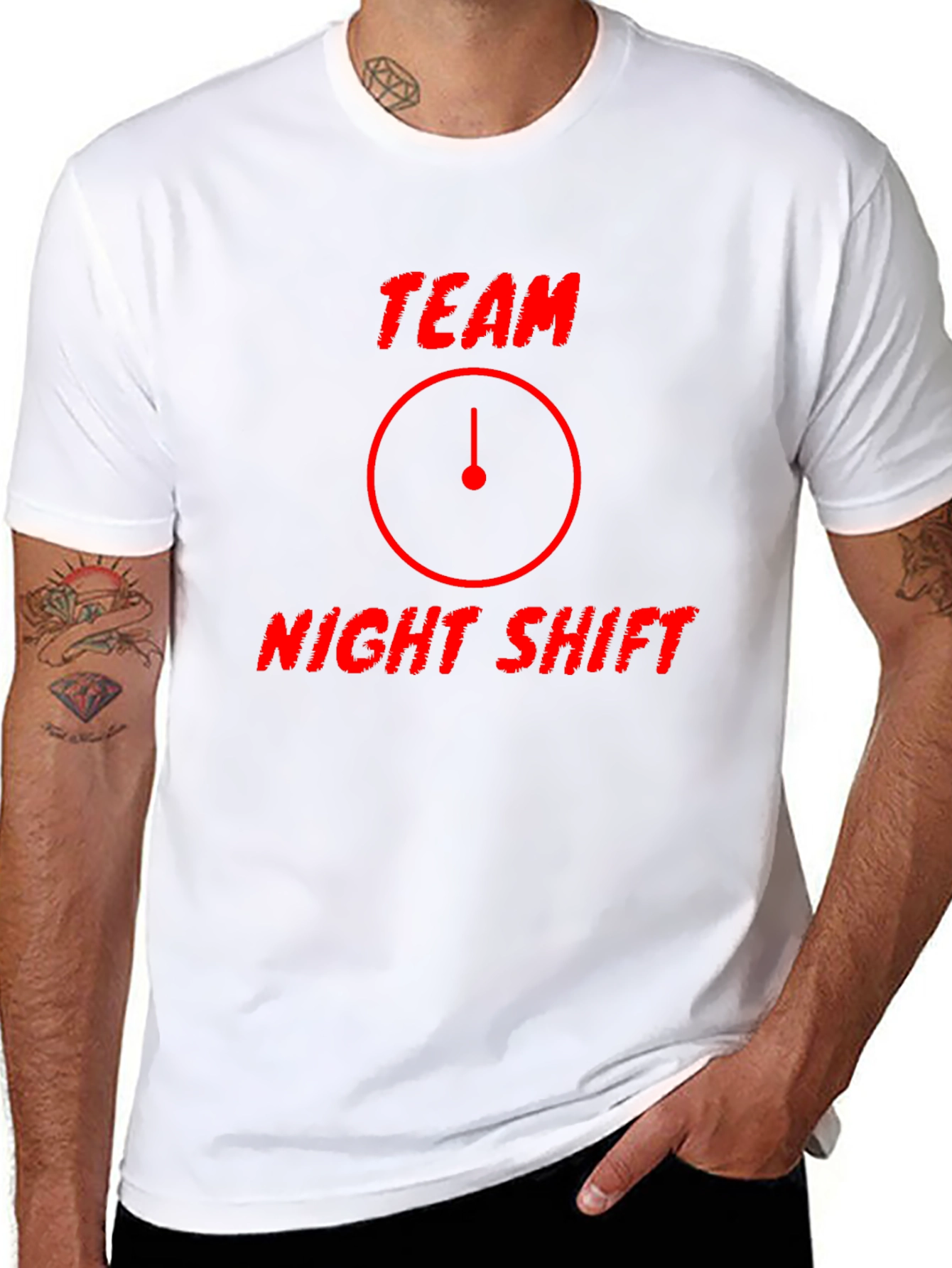Team Night Shift Black T-Shirt