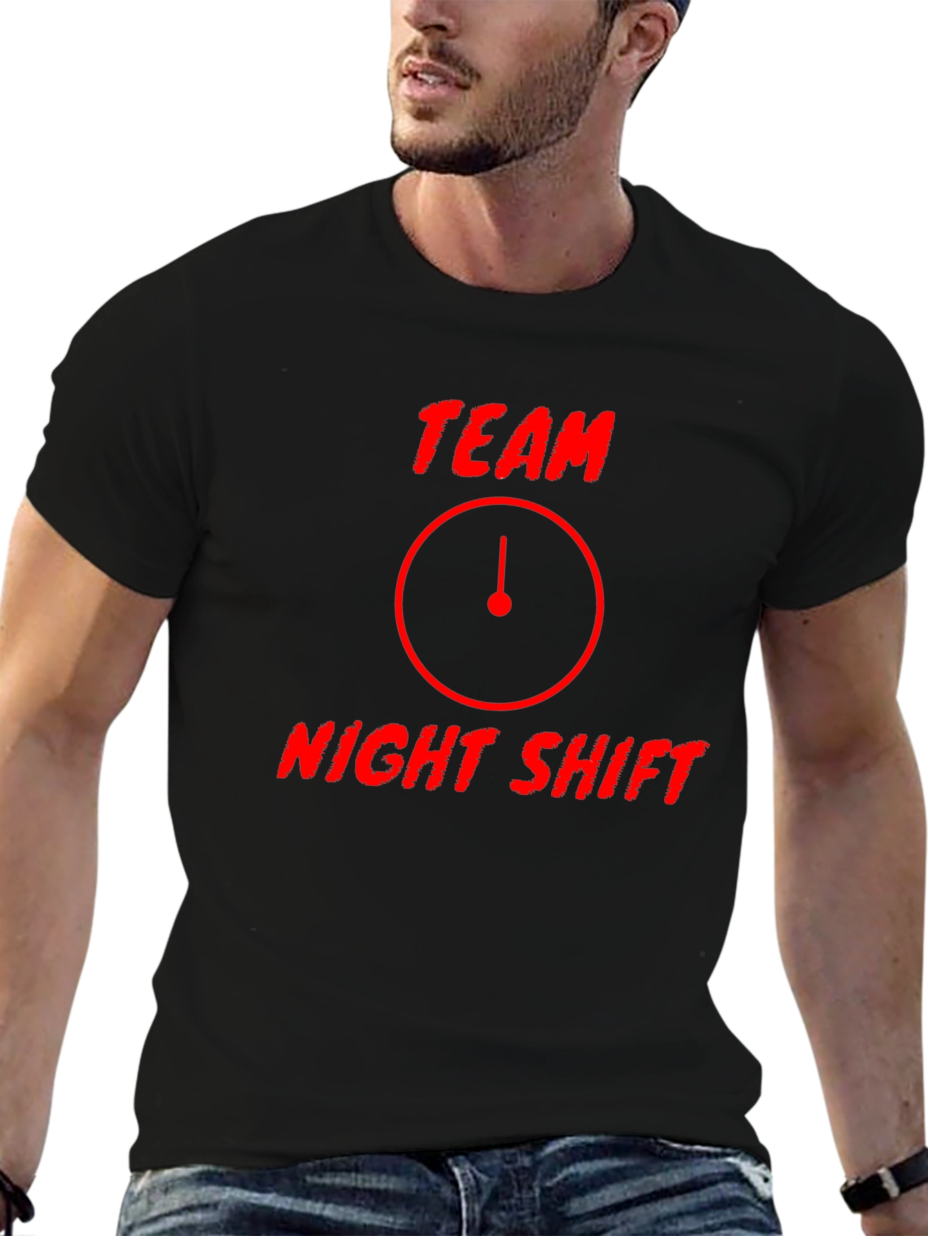 Team Night Shift Black T-Shirt