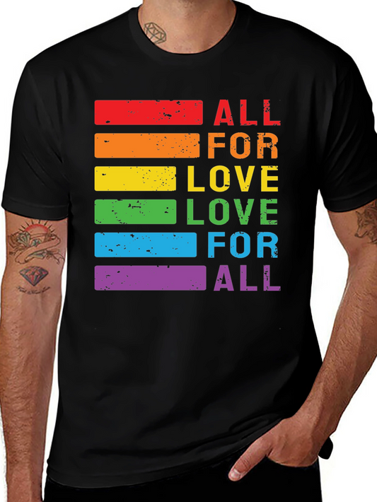 All for Love Graphic Tee - Pride Inspired T-Shirt